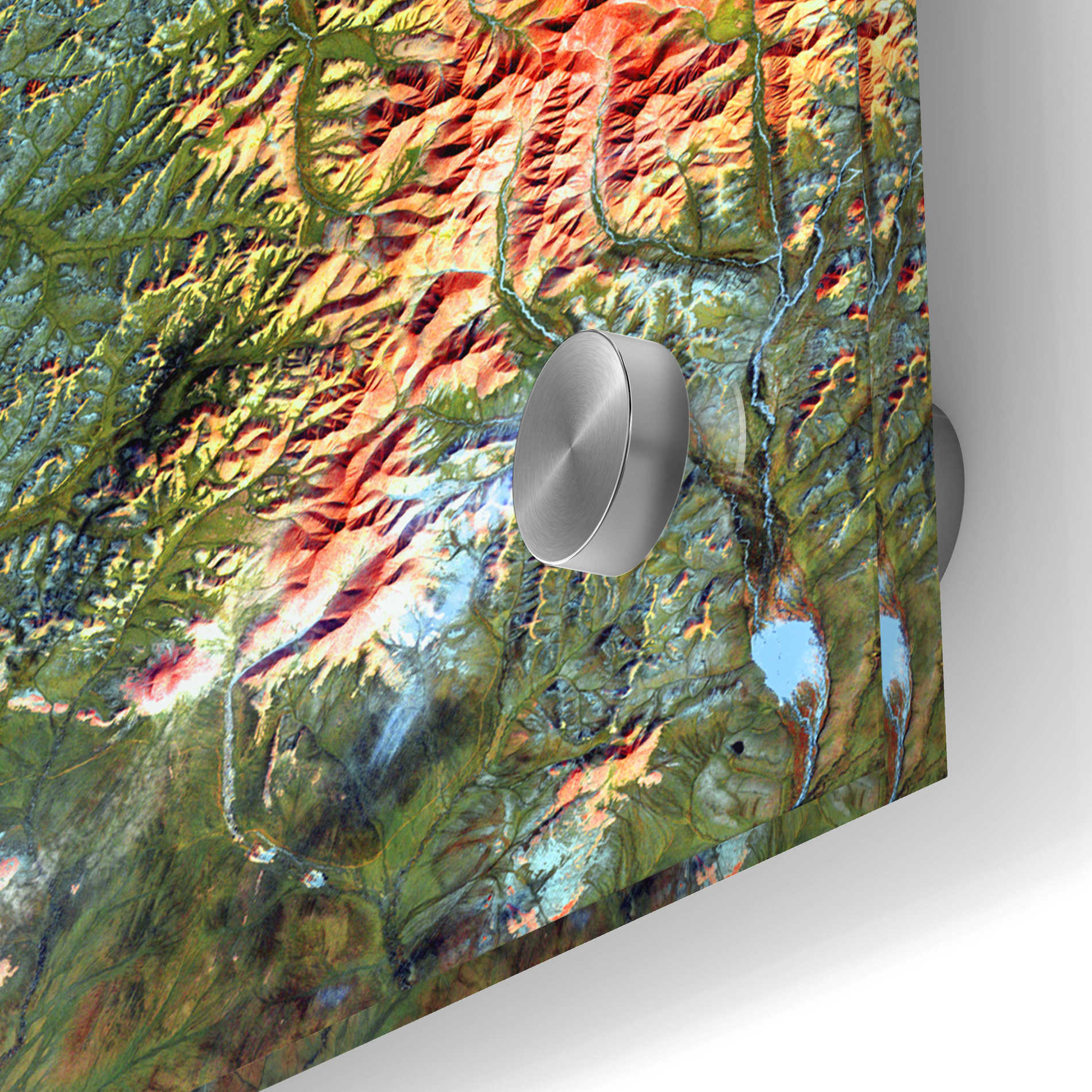 Epic Art 'Earth as Art: Anyuyskiy Volcano,' Acrylic Glass Wall Art,24x24