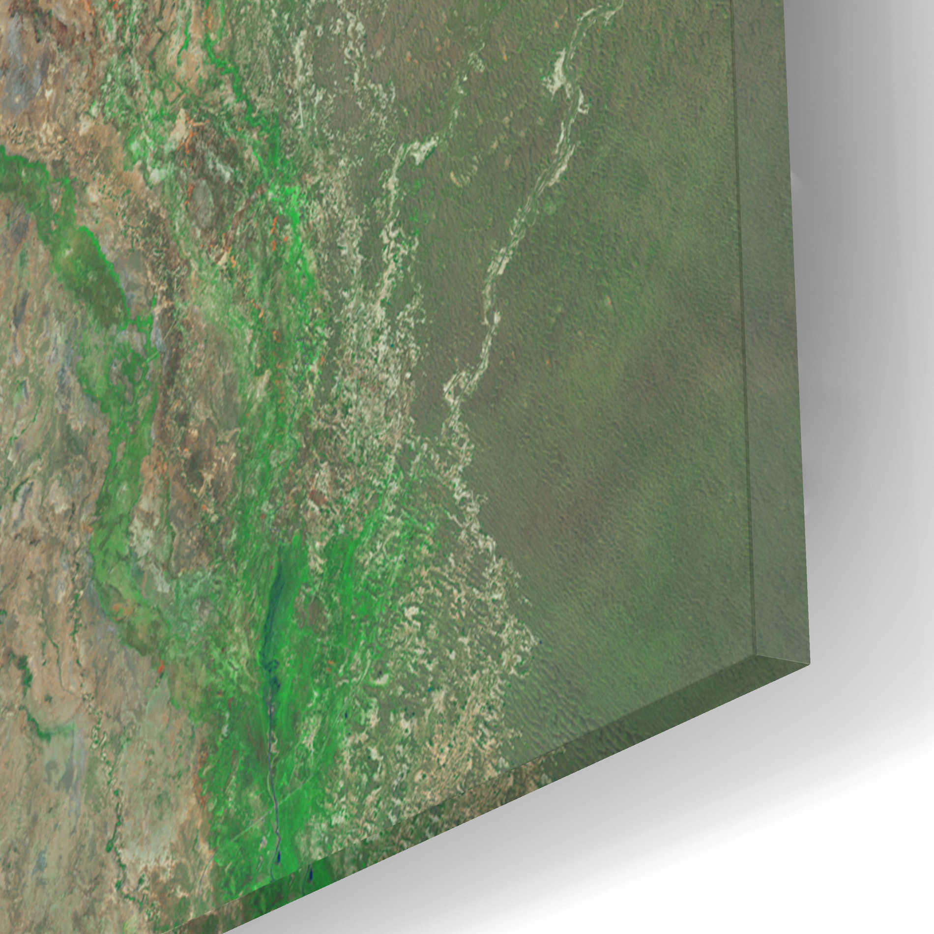 Epic Art 'Earth as Art: Barreal Blanco,' Acrylic Glass Wall Art,12x12
