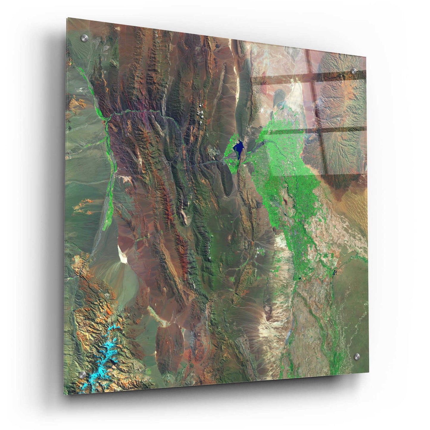 Epic Art 'Earth as Art: Barreal Blanco,' Acrylic Glass Wall Art,24x24
