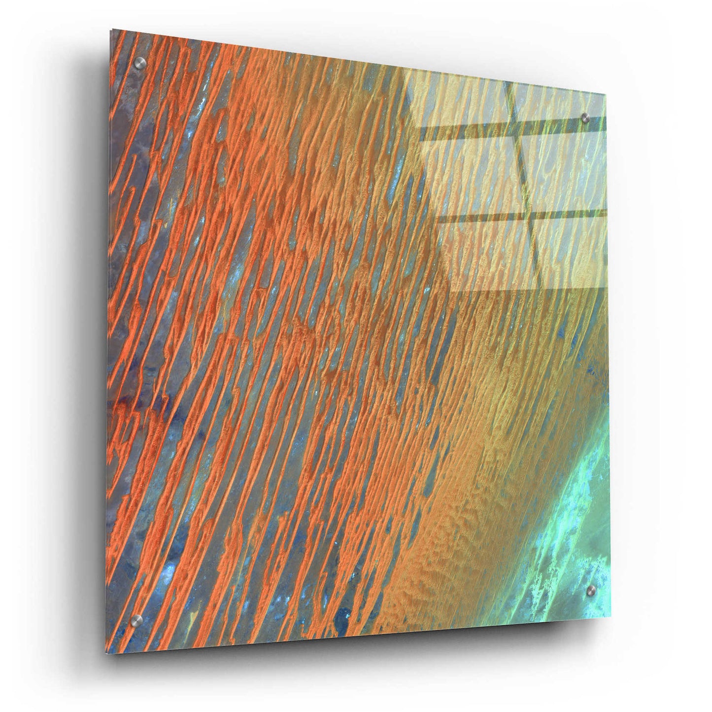 Epic Art 'Earth as Art: Desert Patterns,' Acrylic Glass Wall Art,24x24