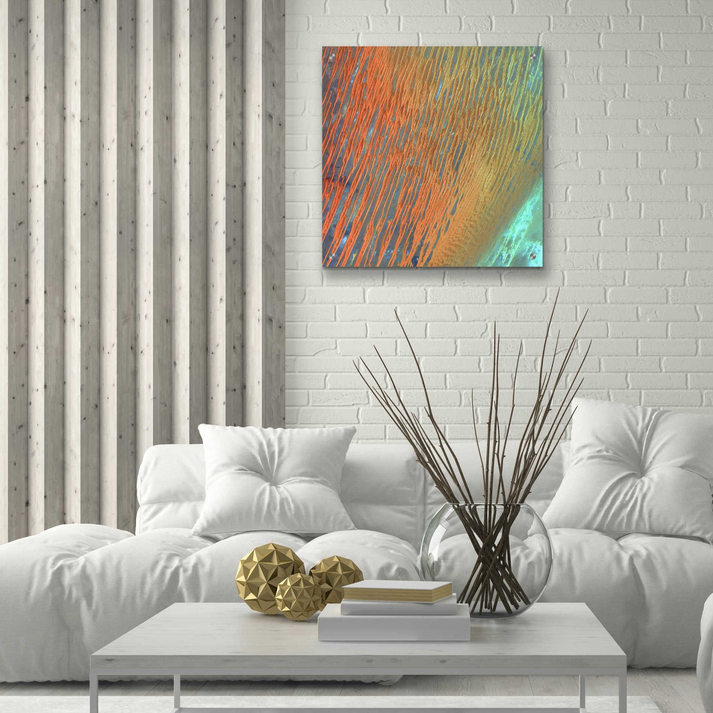 Epic Art 'Earth as Art: Desert Patterns,' Acrylic Glass Wall Art,24x24