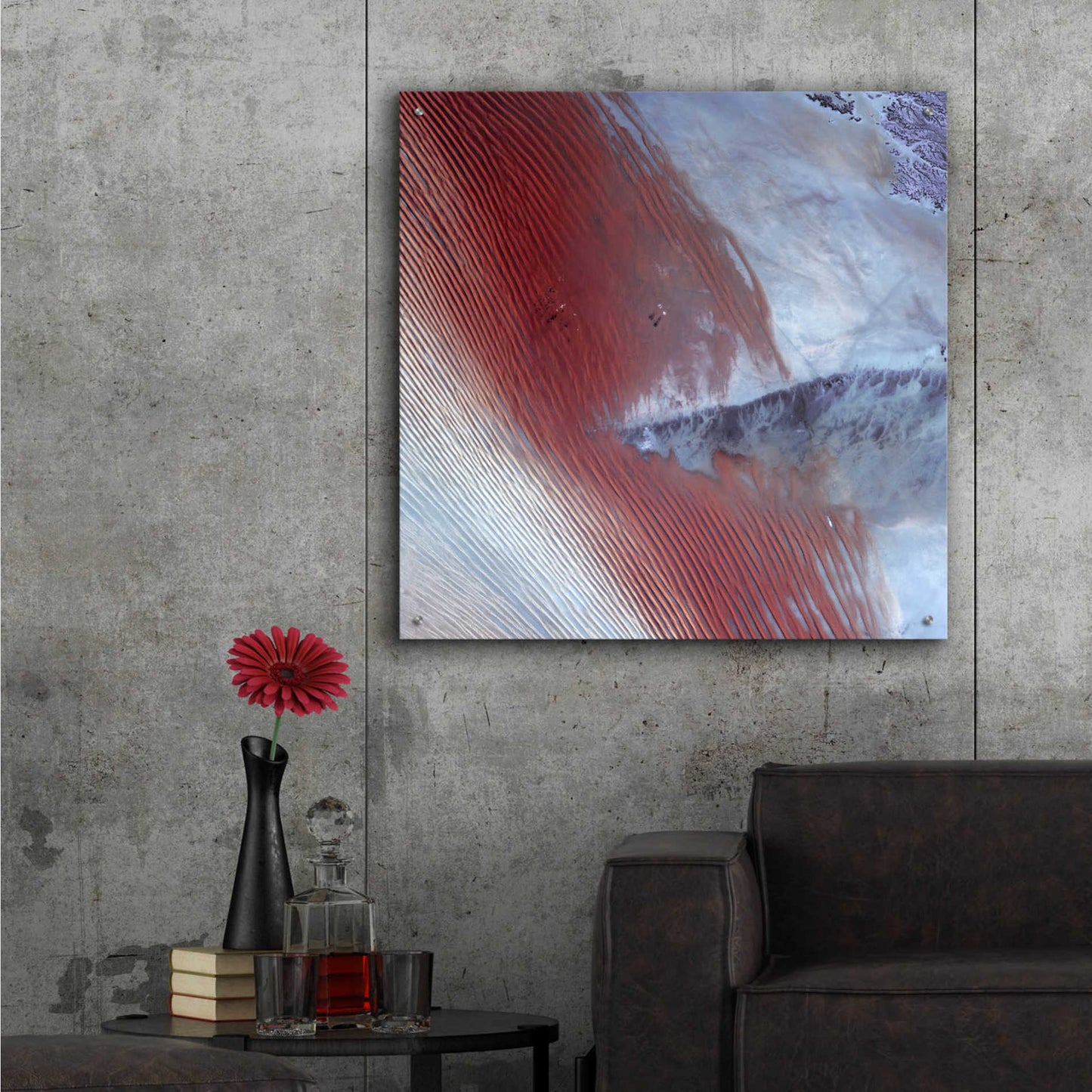 Epic Art 'Earth as Art: Empty Quarter,' Acrylic Glass Wall Art,36x36