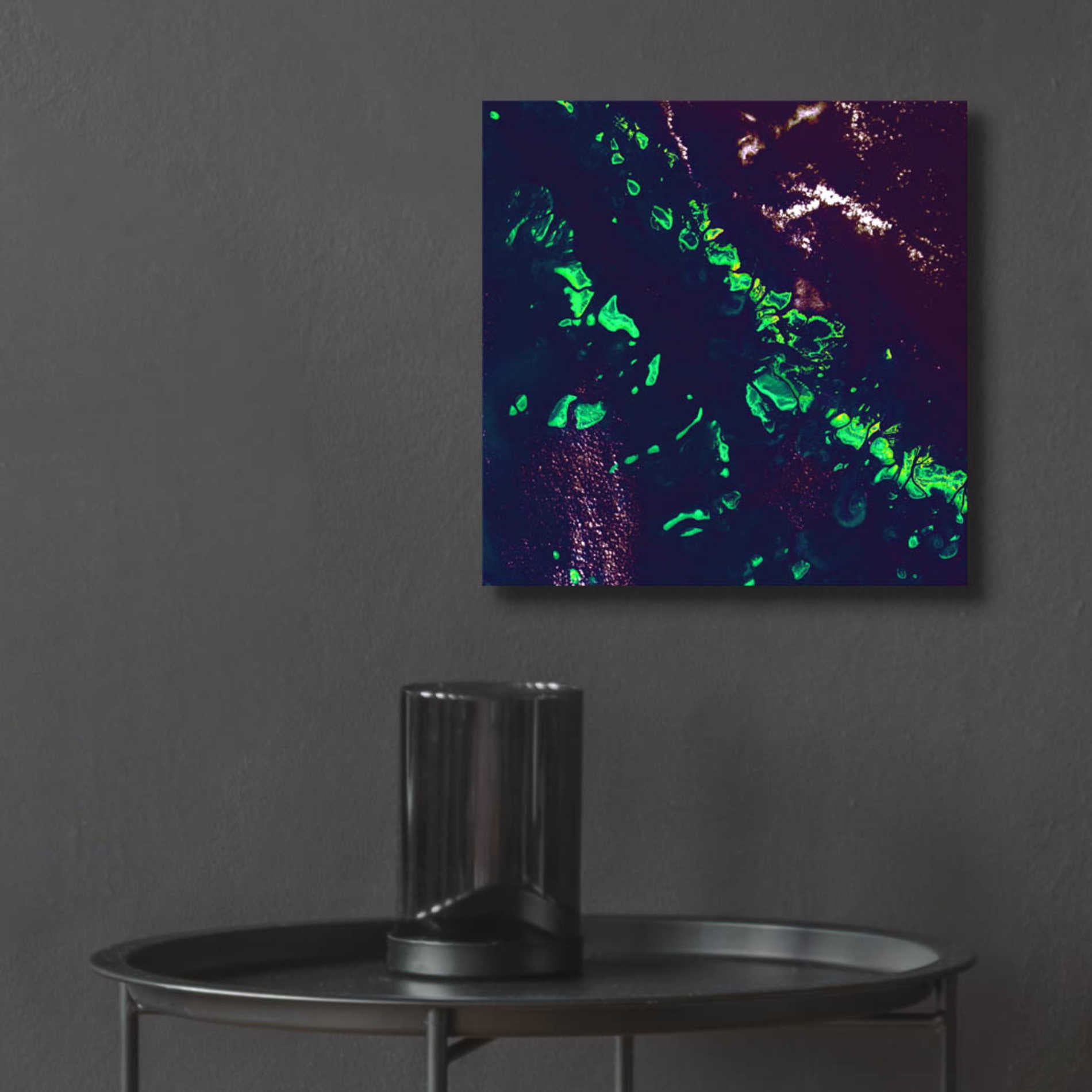 Epic Art 'Earth as Art: Great Barrier Reef,' Acrylic Glass Wall Art,12x12