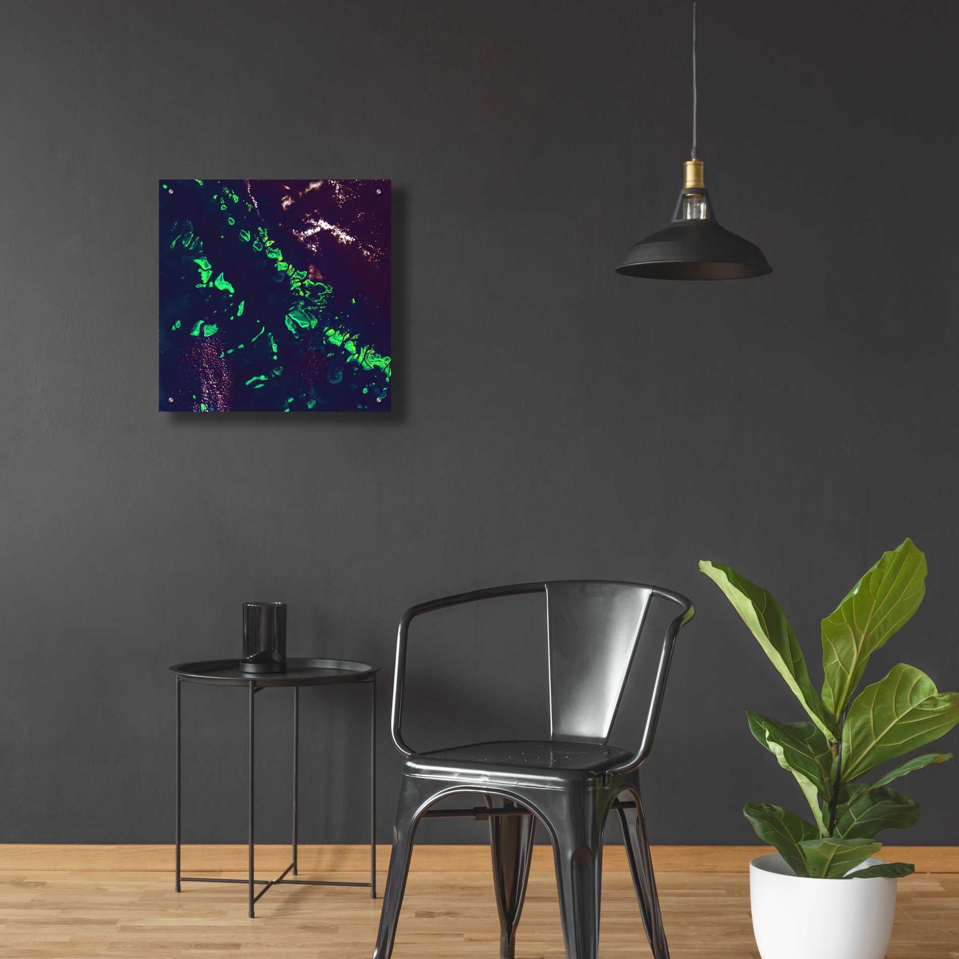 Epic Art 'Earth as Art: Great Barrier Reef,' Acrylic Glass Wall Art,24x24