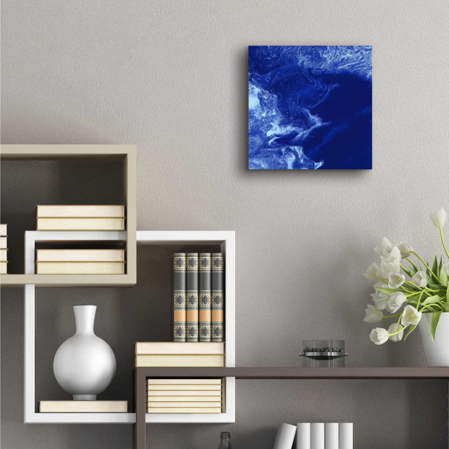 Epic Art 'Earth as Art: Ice Stars,' Acrylic Glass Wall Art,12x12