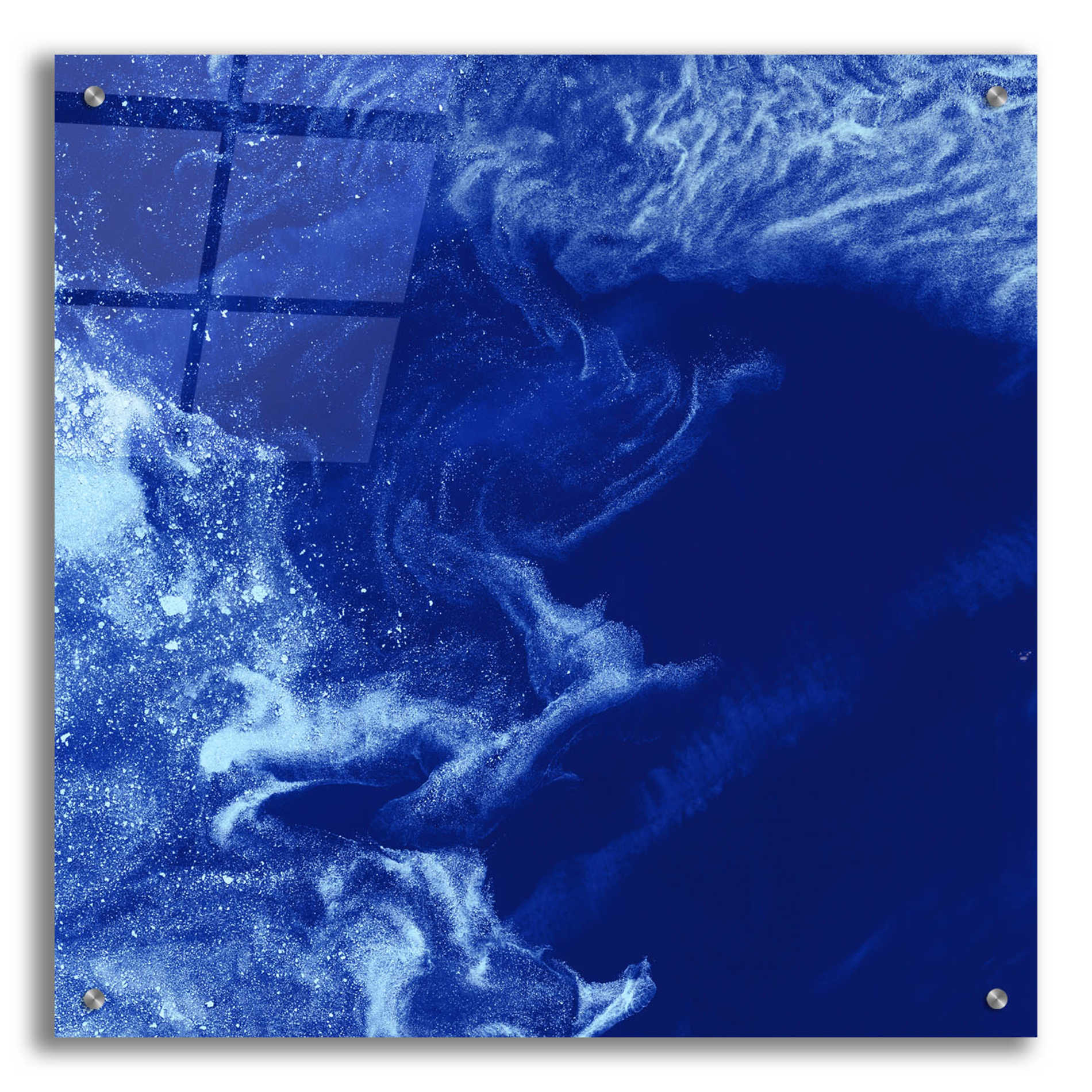 Epic Art 'Earth as Art: Ice Stars,' Acrylic Glass Wall Art,24x24