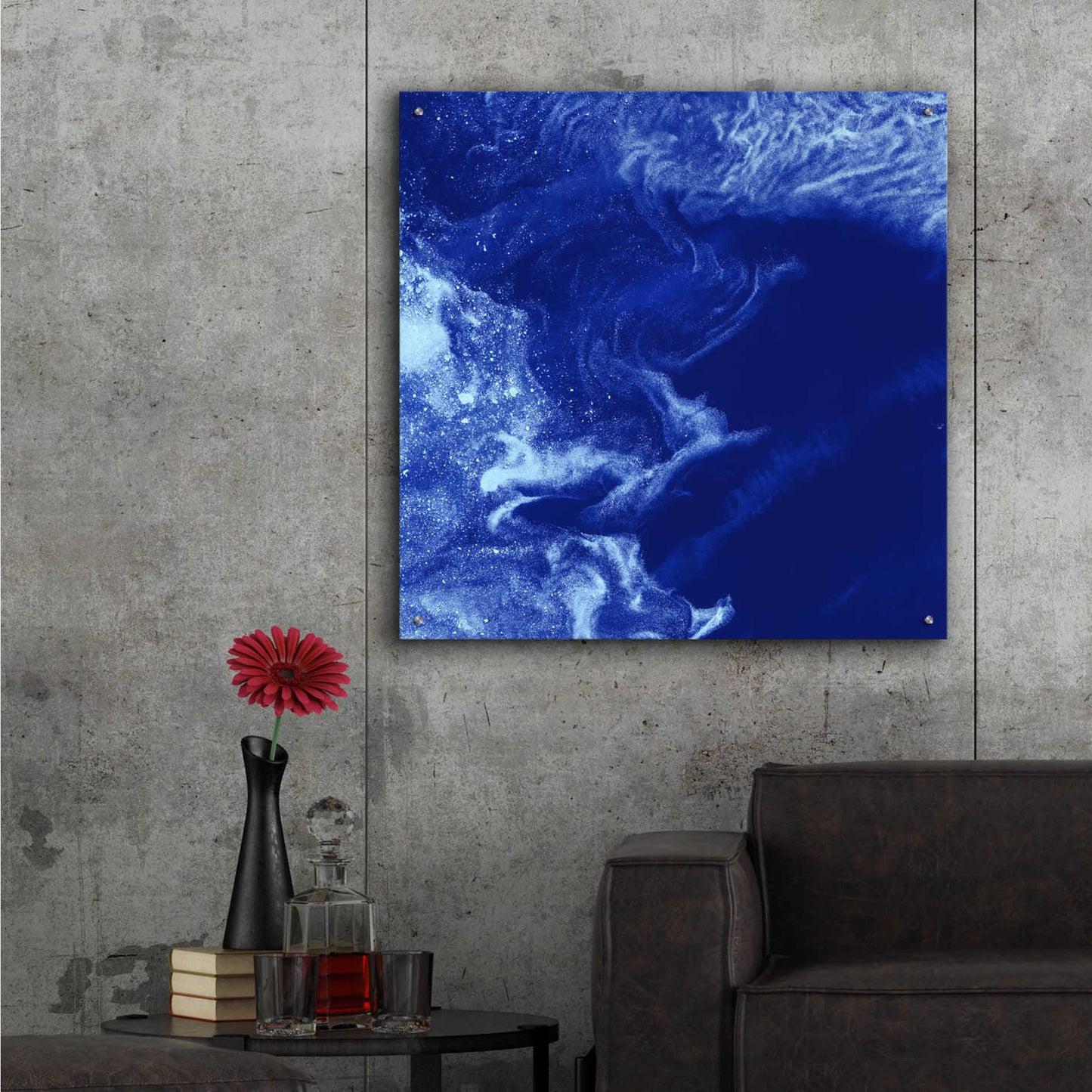 Epic Art 'Earth as Art: Ice Stars,' Acrylic Glass Wall Art,36x36