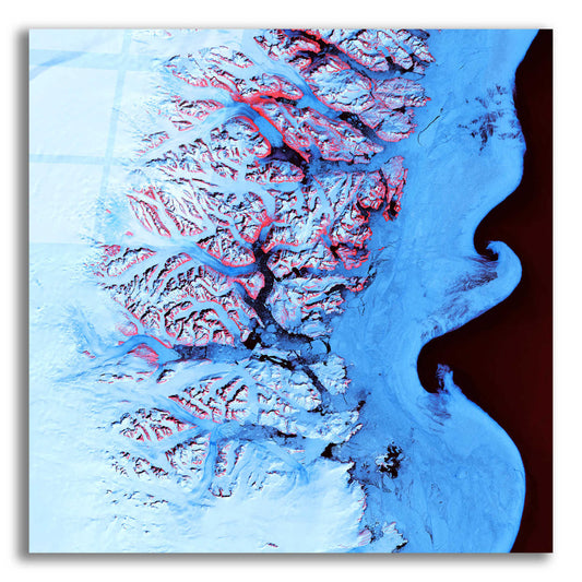 Epic Art 'Earth as Art: Ice Waves,' Acrylic Glass Wall Art