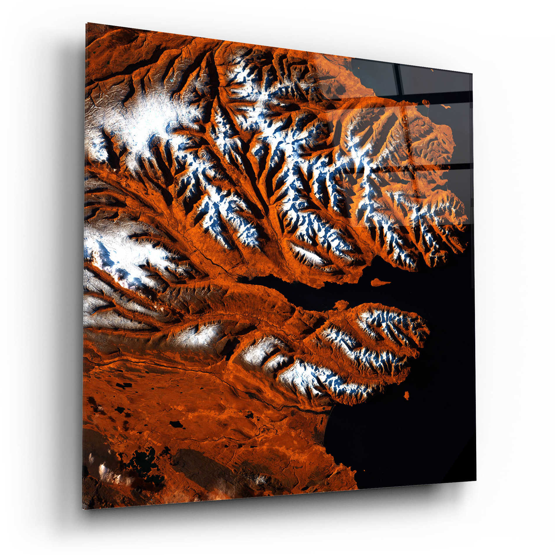 Epic Art 'Earth as Art: Icelandic Tiger,' Acrylic Glass Wall Art,12x12