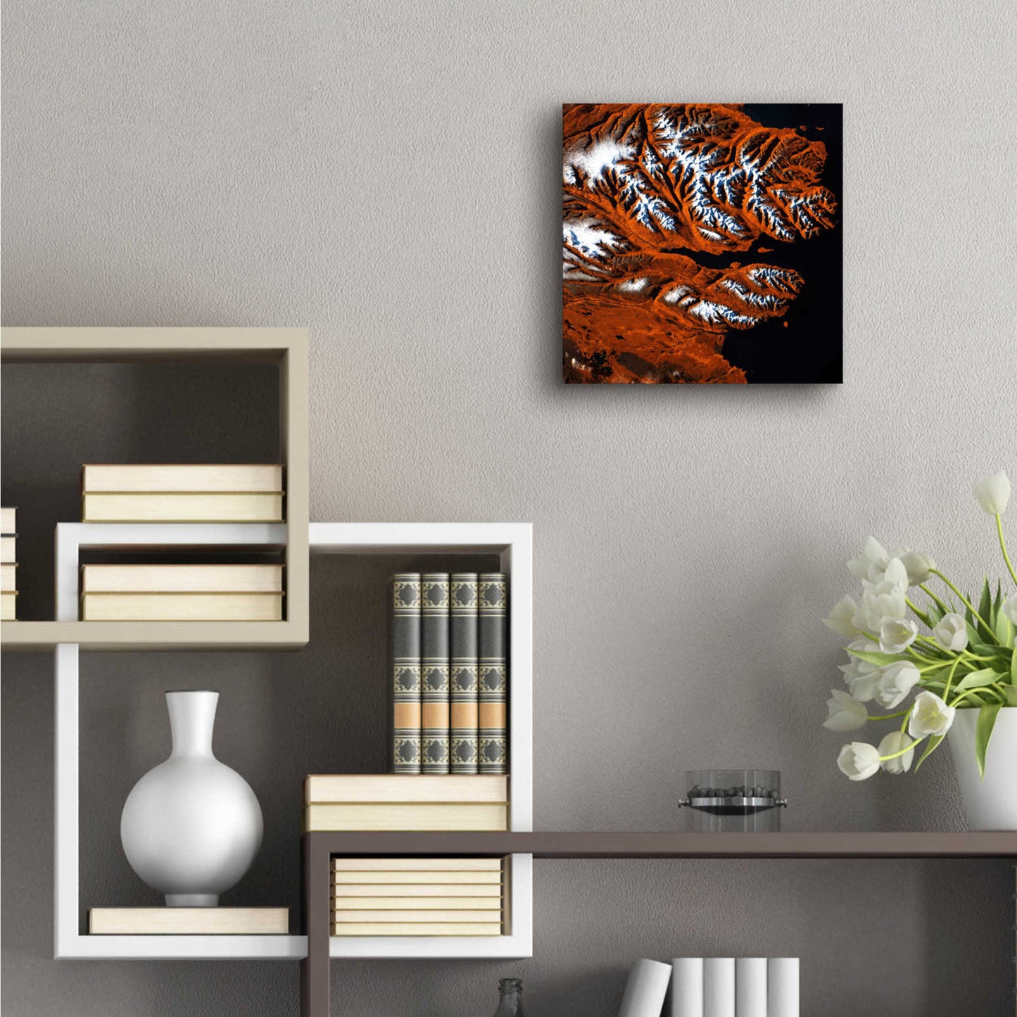 Epic Art 'Earth as Art: Icelandic Tiger,' Acrylic Glass Wall Art,12x12