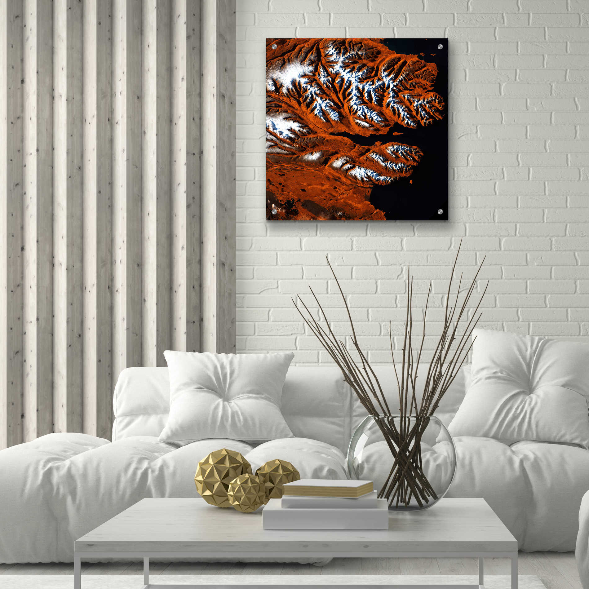 Epic Art 'Earth as Art: Icelandic Tiger,' Acrylic Glass Wall Art,24x24