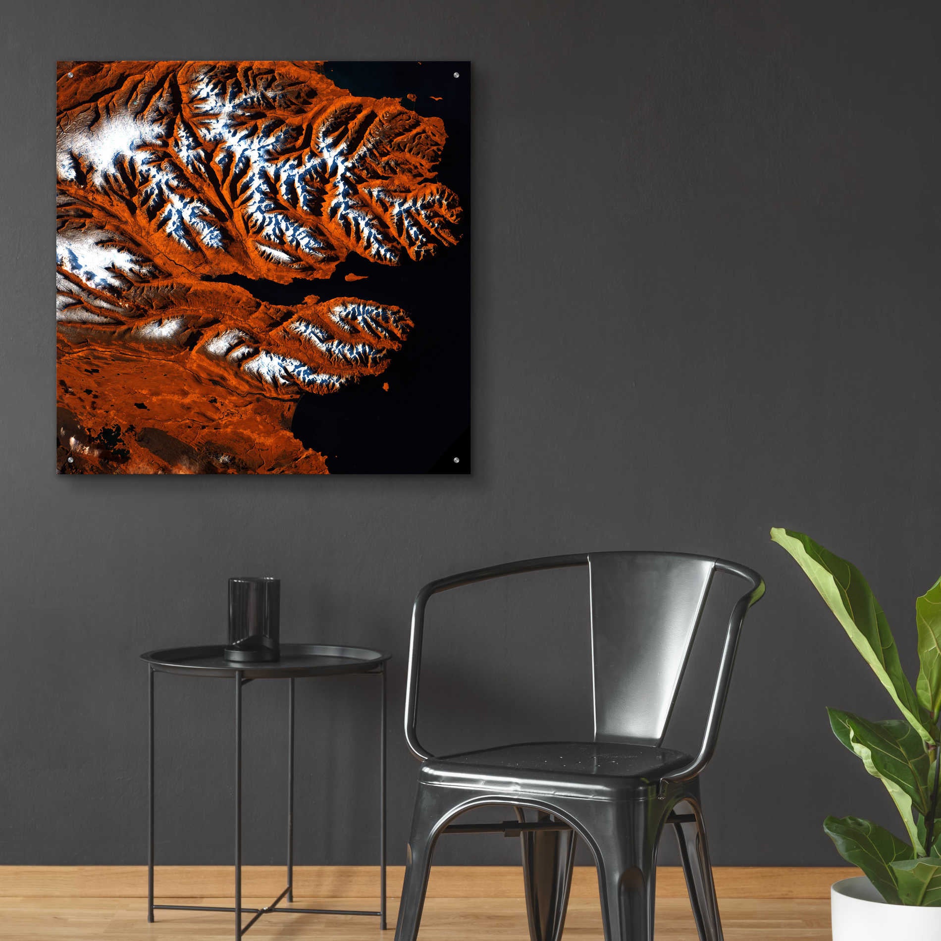 Epic Art 'Earth as Art: Icelandic Tiger,' Acrylic Glass Wall Art,36x36