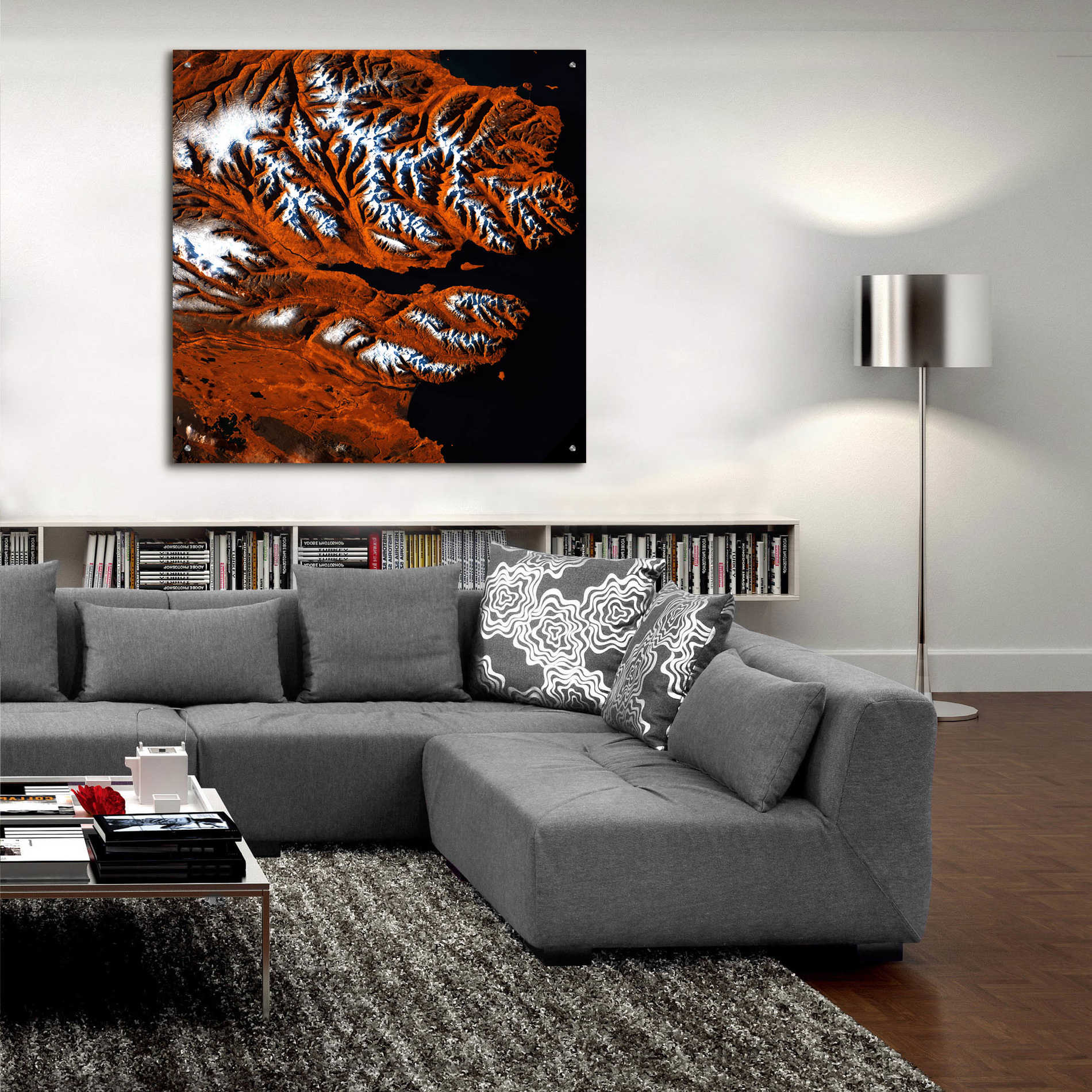 Epic Art 'Earth as Art: Icelandic Tiger,' Acrylic Glass Wall Art,36x36