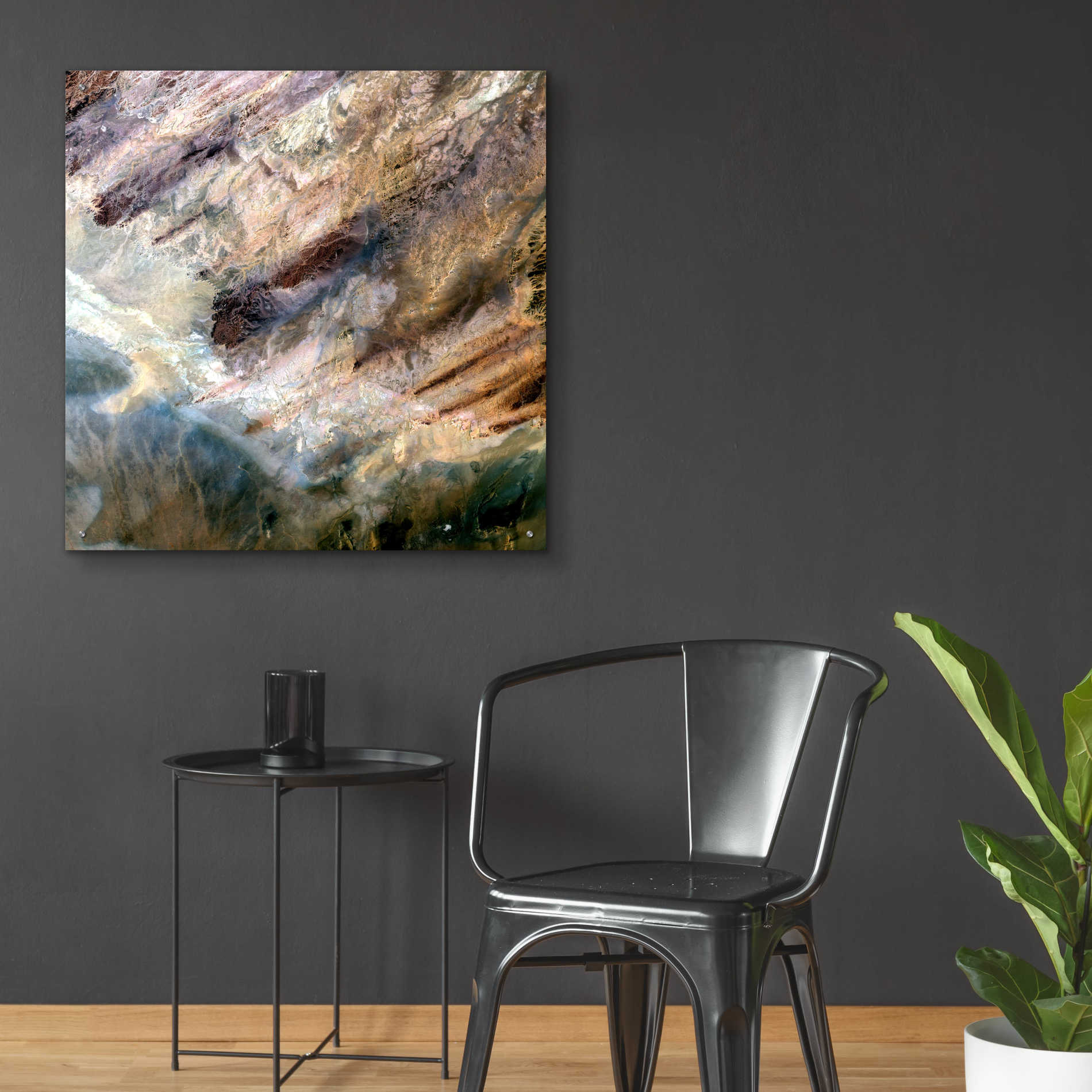 Epic Art 'Earth as Art: Impact,' Acrylic Glass Wall Art,36x36