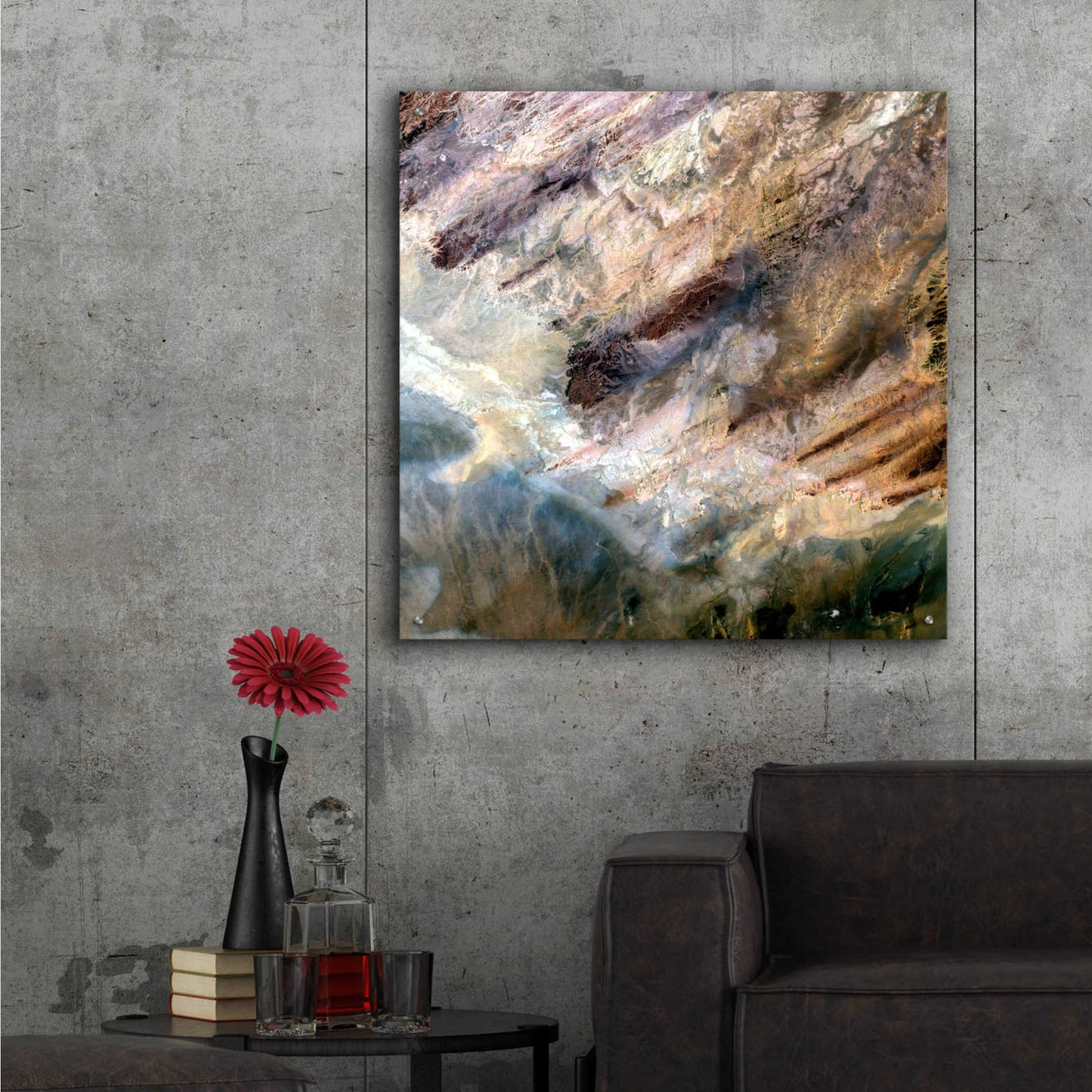 Epic Art 'Earth as Art: Impact,' Acrylic Glass Wall Art,36x36