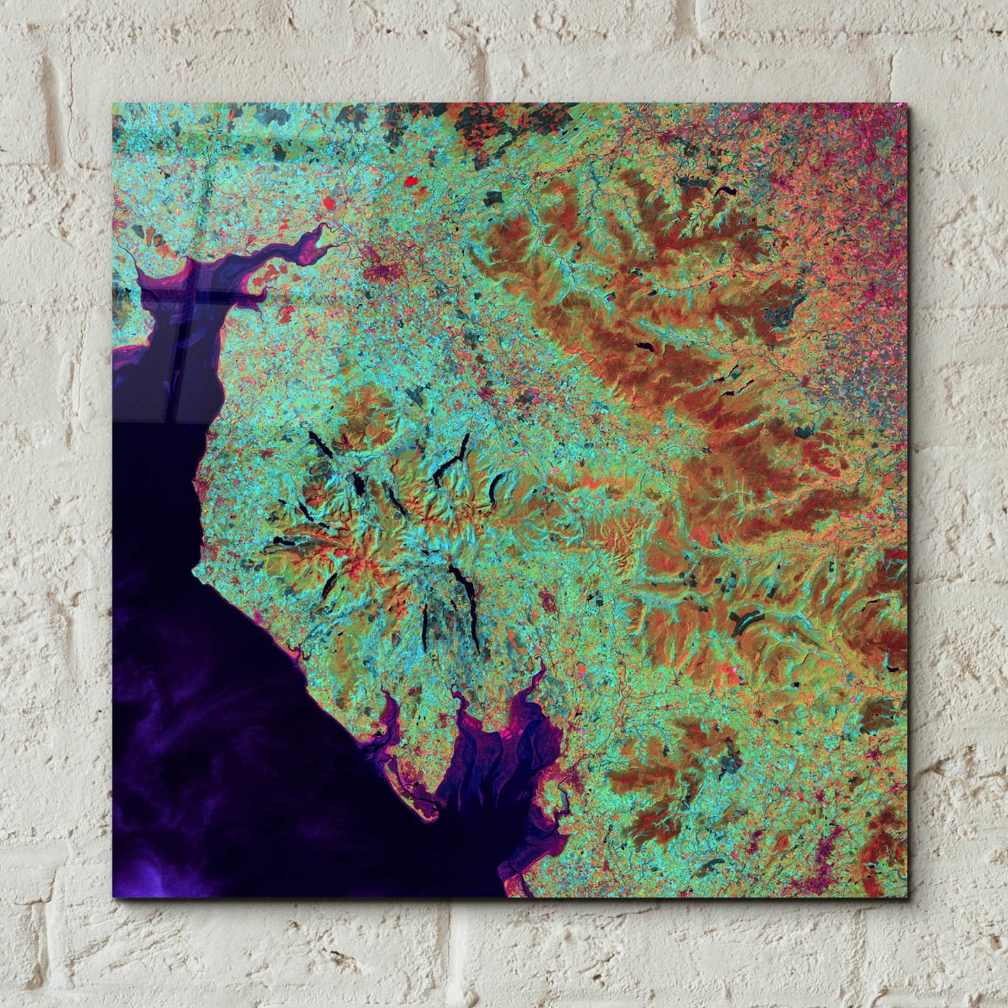 Epic Art 'Earth as Art: Lake District,' Acrylic Glass Wall Art,12x12