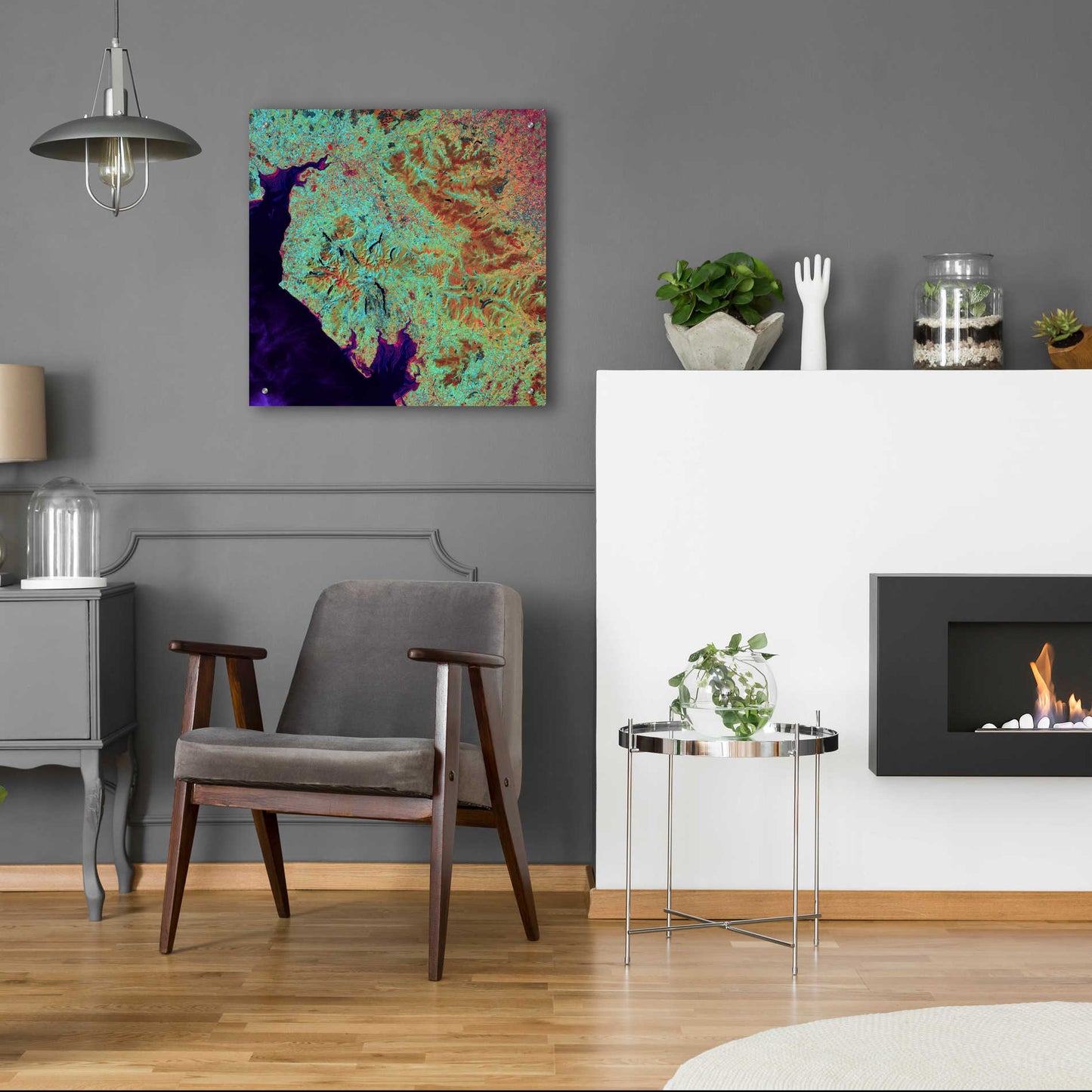 Epic Art 'Earth as Art: Lake District,' Acrylic Glass Wall Art,24x24