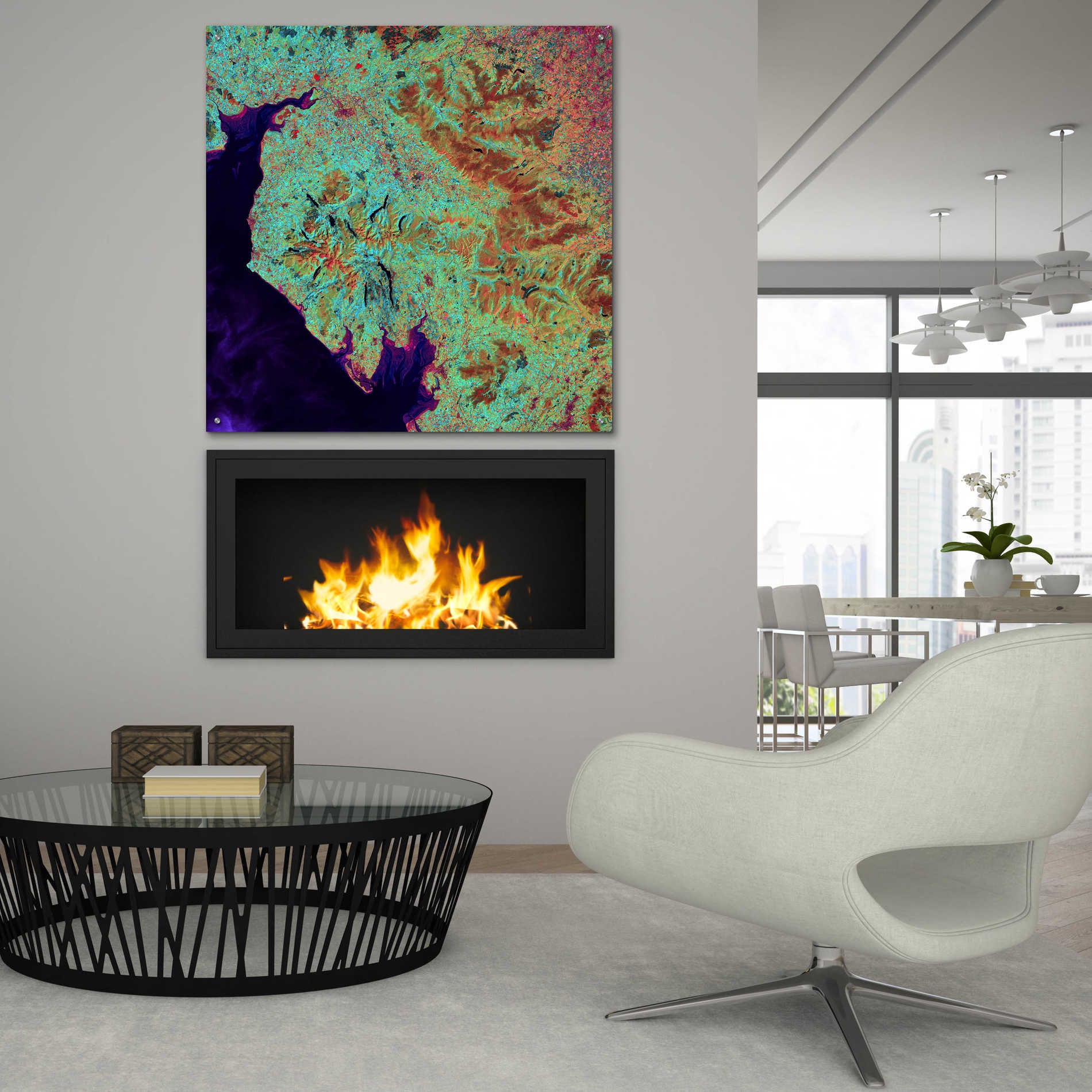 Epic Art 'Earth as Art: Lake District,' Acrylic Glass Wall Art,36x36