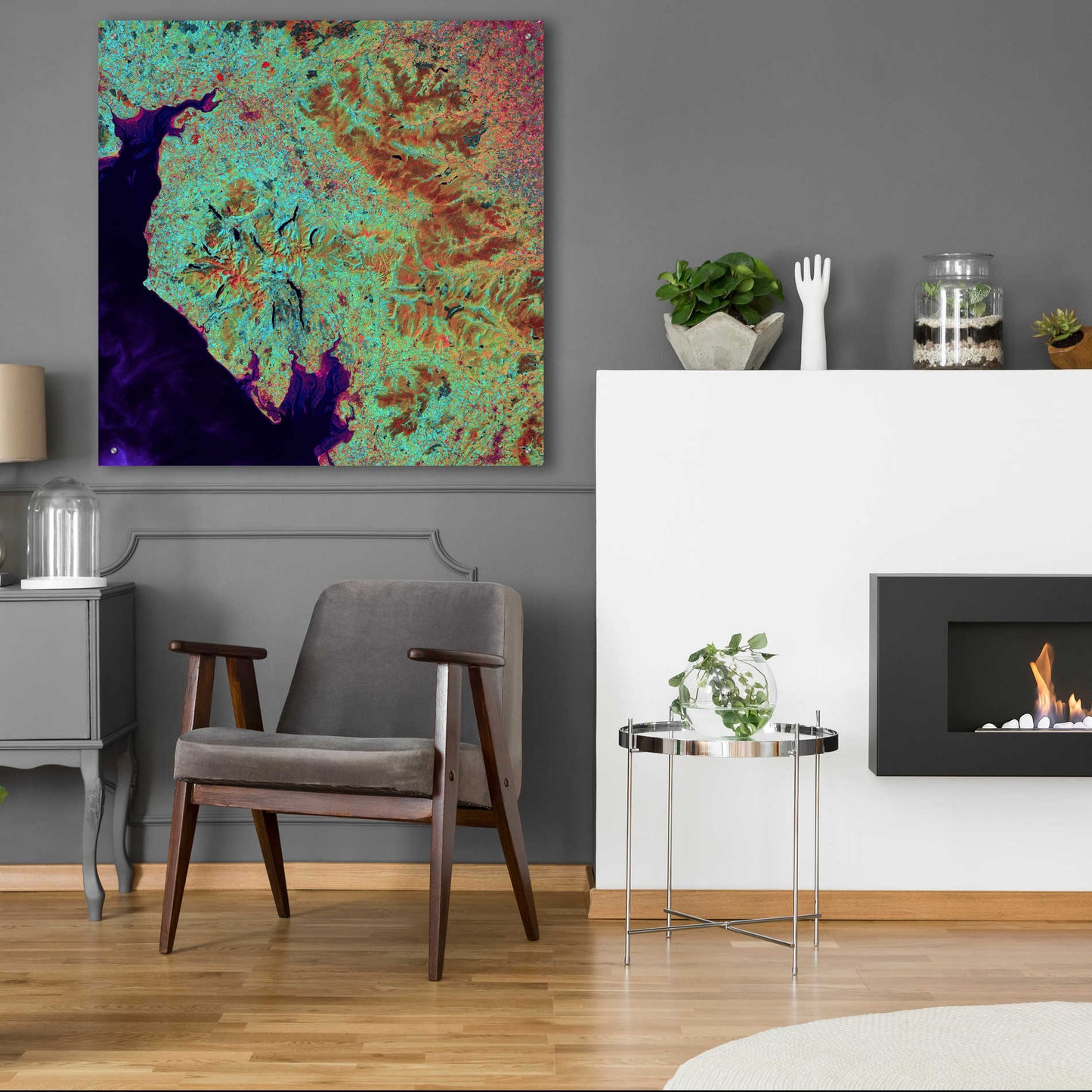 Epic Art 'Earth as Art: Lake District,' Acrylic Glass Wall Art,36x36