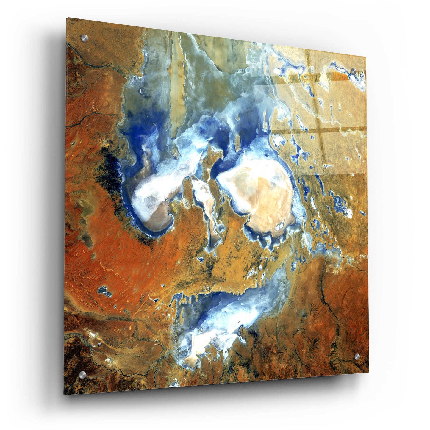 Epic Art 'Earth as Art: Lake Eyre,' Acrylic Glass Wall Art,24x24