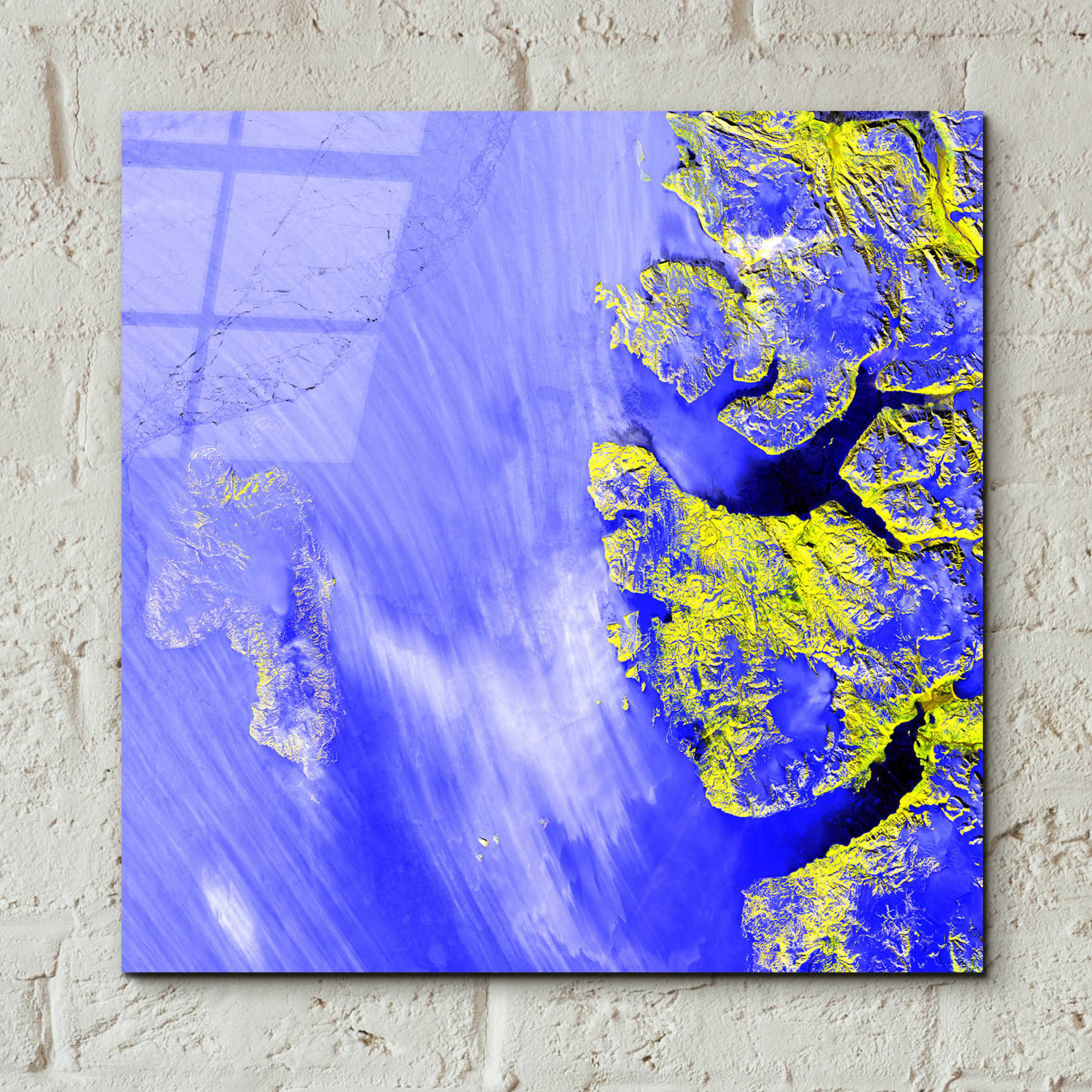 Epic Art 'Earth as Art: Meighen Island,' Acrylic Glass Wall Art,12x12