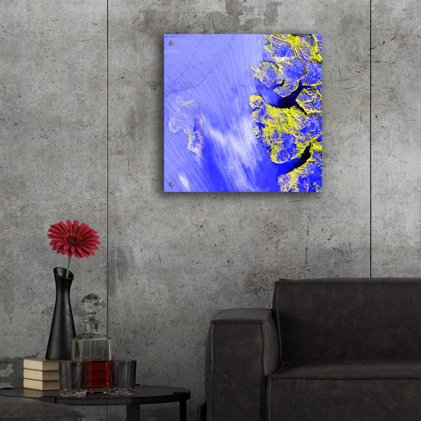 Epic Art 'Earth as Art: Meighen Island,' Acrylic Glass Wall Art,24x24