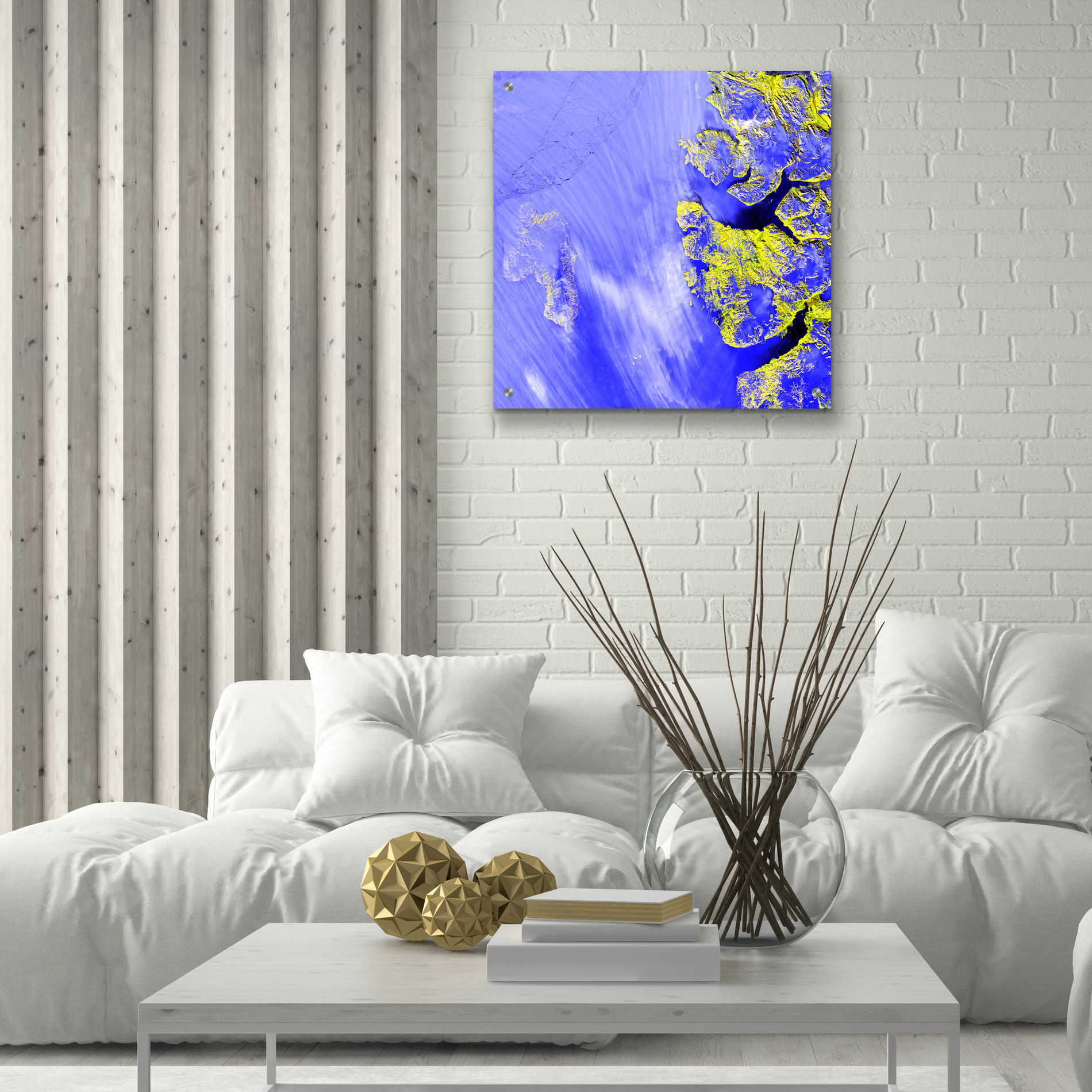 Epic Art 'Earth as Art: Meighen Island,' Acrylic Glass Wall Art,24x24