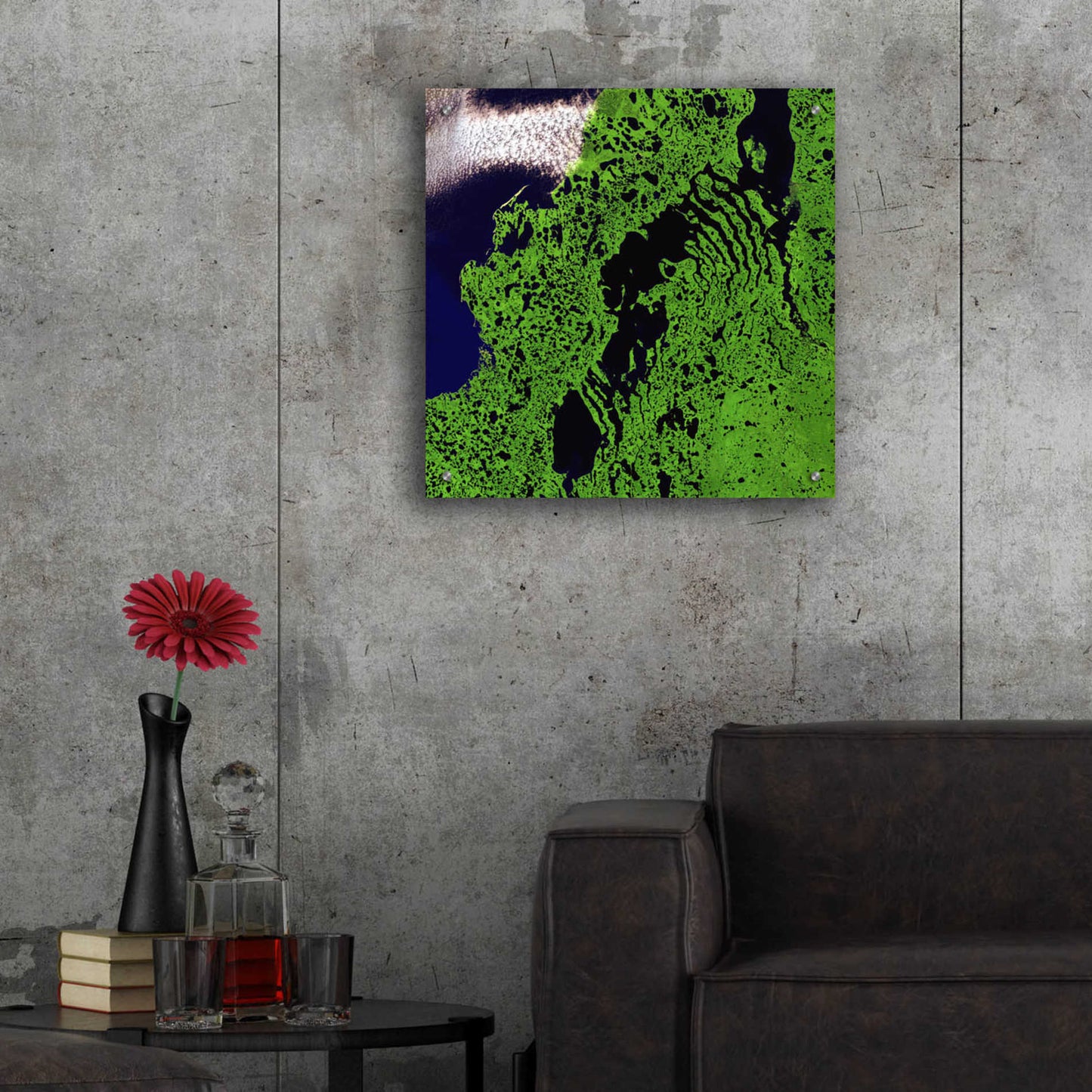 Epic Art 'Earth as Art: Remote Tundra,' Acrylic Glass Wall Art,24x24