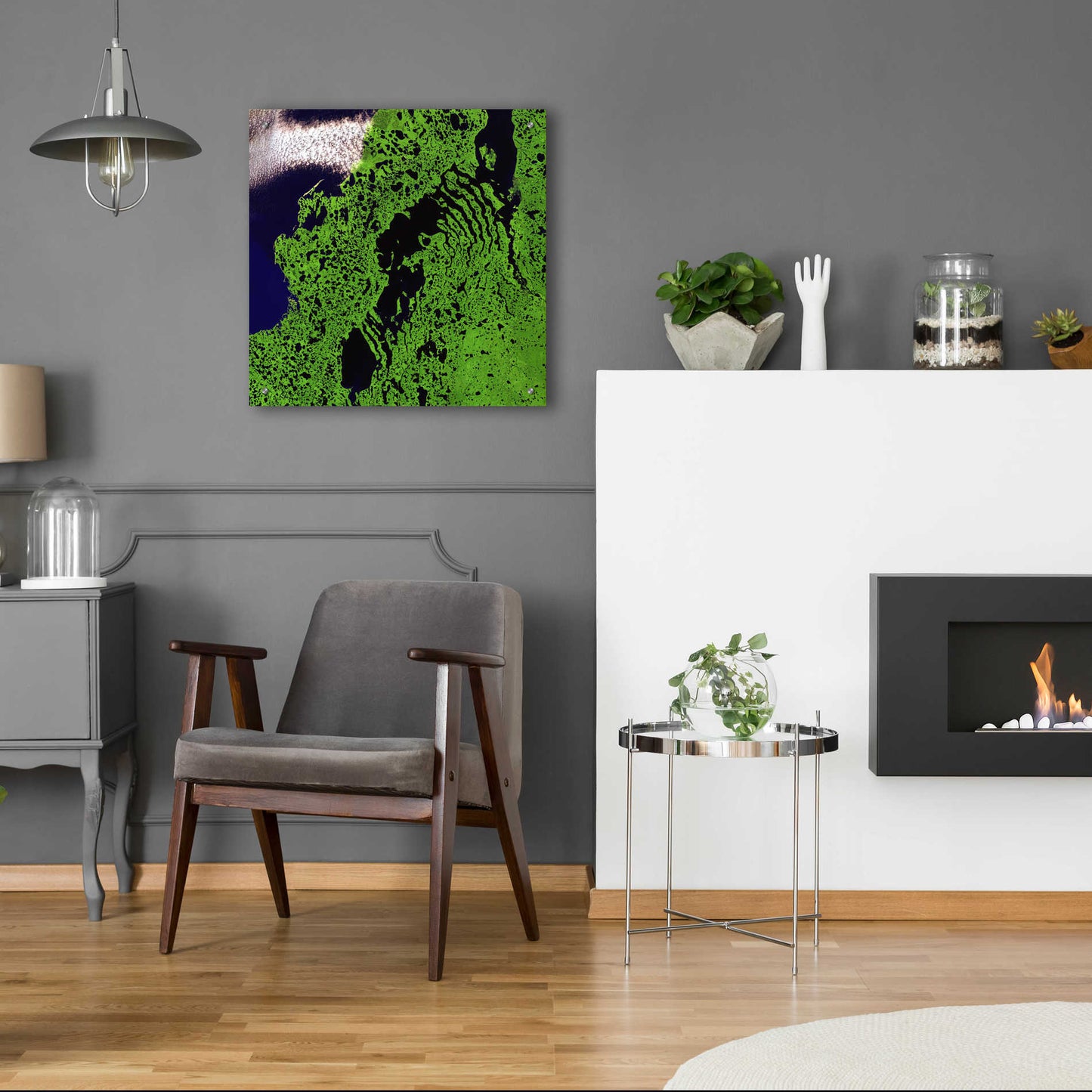 Epic Art 'Earth as Art: Remote Tundra,' Acrylic Glass Wall Art,24x24