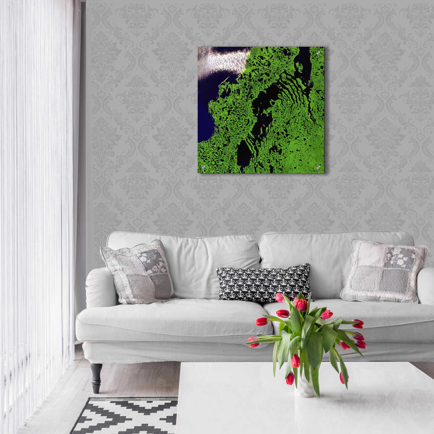 Epic Art 'Earth as Art: Remote Tundra,' Acrylic Glass Wall Art,24x24