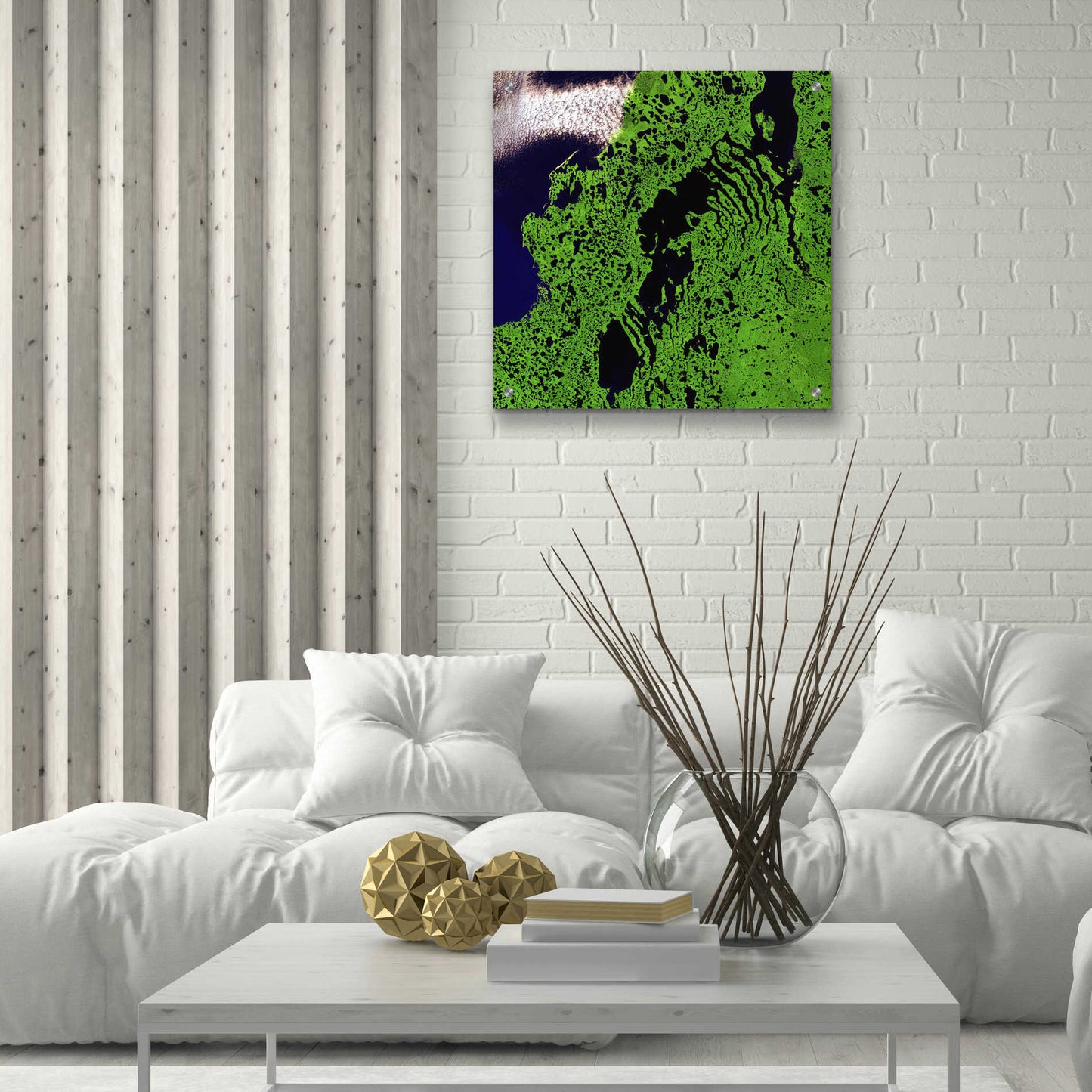 Epic Art 'Earth as Art: Remote Tundra,' Acrylic Glass Wall Art,24x24