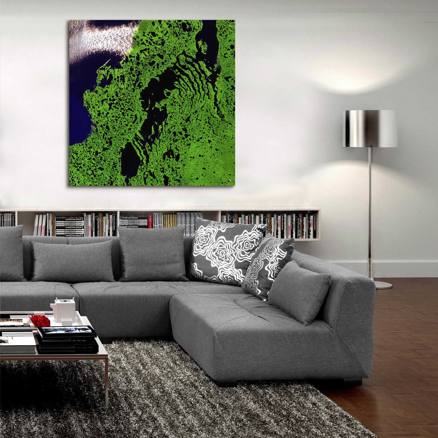 Epic Art 'Earth as Art: Remote Tundra,' Acrylic Glass Wall Art,36x36