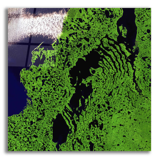 Epic Art 'Earth as Art: Remote Tundra,' Acrylic Glass Wall Art,12x12x1.1x0,18x18x1.1x0,26x26x1.74x0,37x37x1.74x0