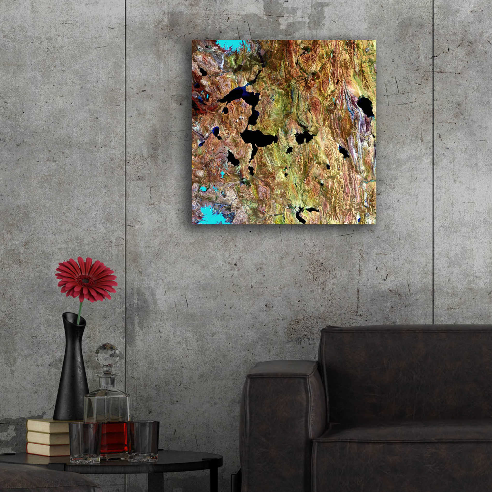 Epic Art 'Earth as Art: Roof of the World,' Acrylic Glass Wall Art,24x24