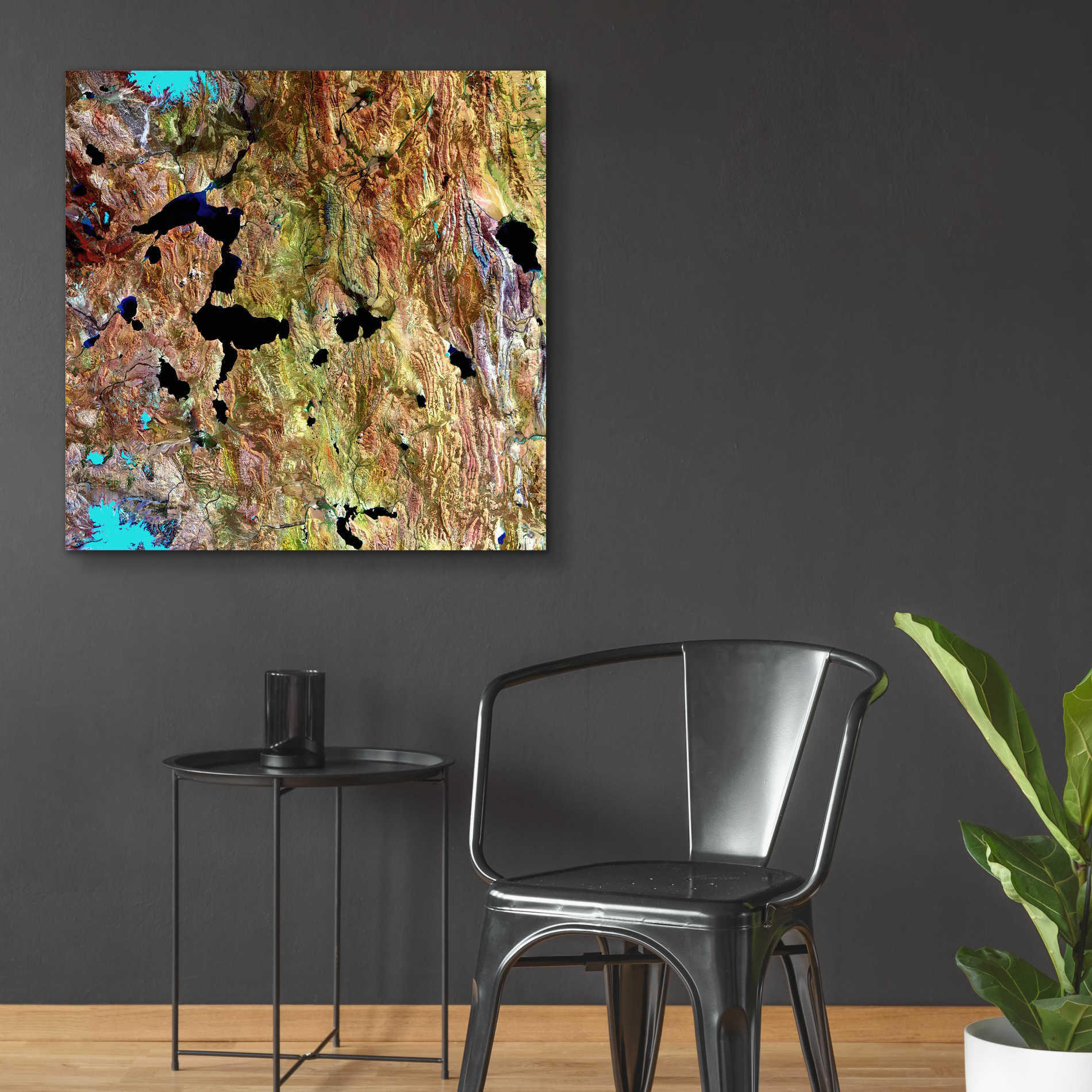 Epic Art 'Earth as Art: Roof of the World,' Acrylic Glass Wall Art,36x36