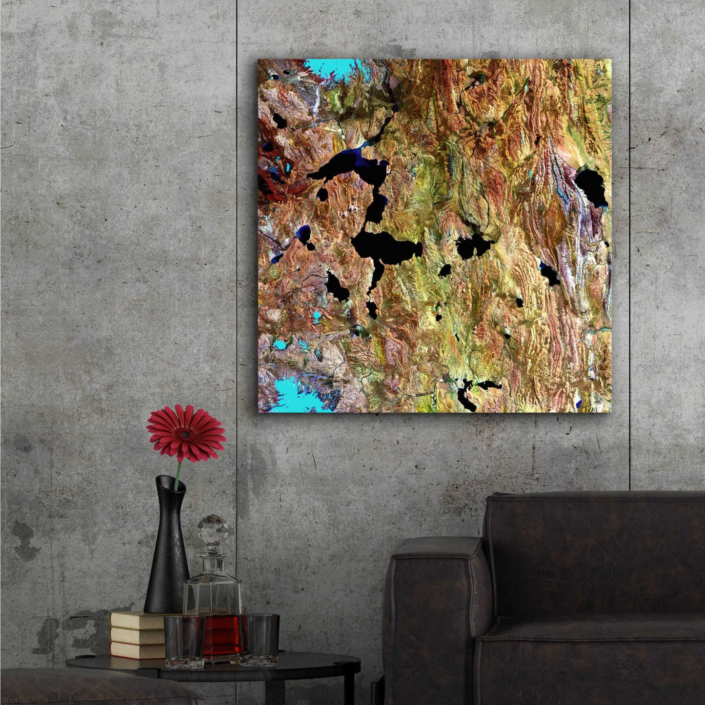 Epic Art 'Earth as Art: Roof of the World,' Acrylic Glass Wall Art,36x36