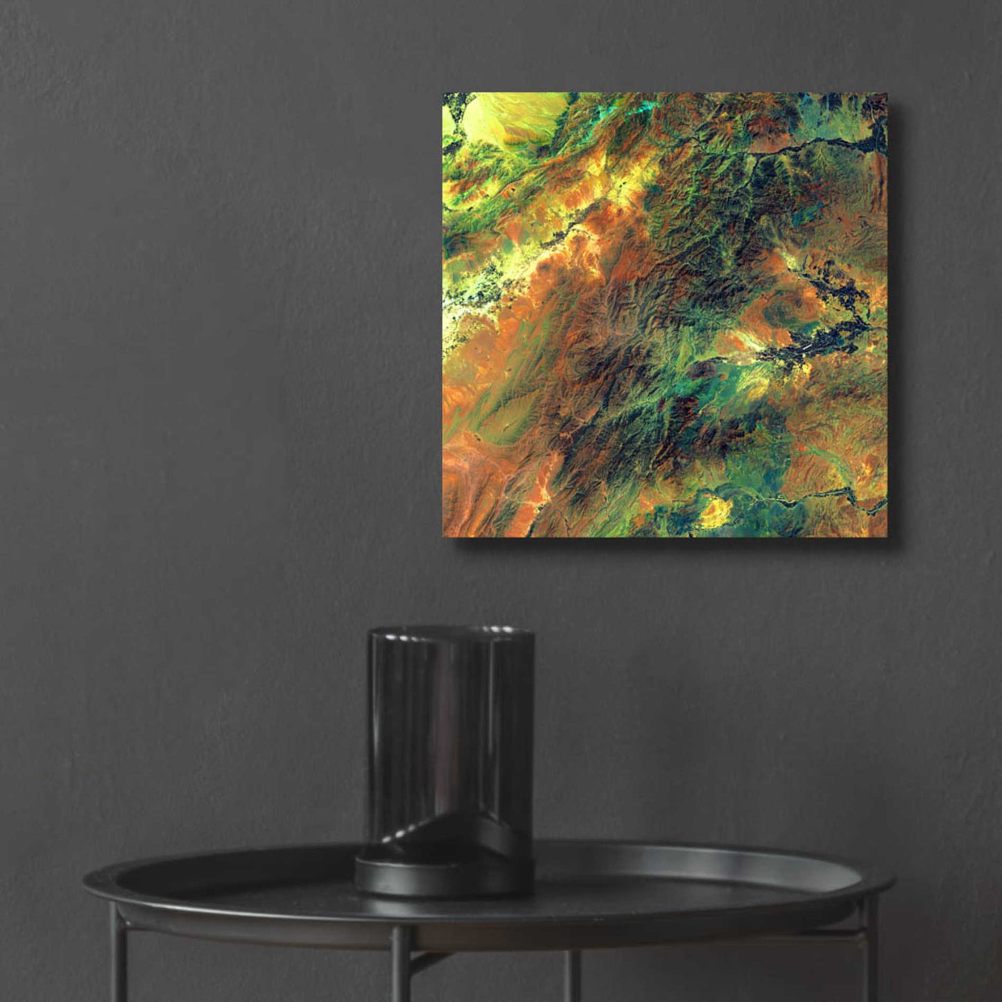 Epic Art 'Earth as Art: Rugged Terrain,' Acrylic Glass Wall Art,12x12