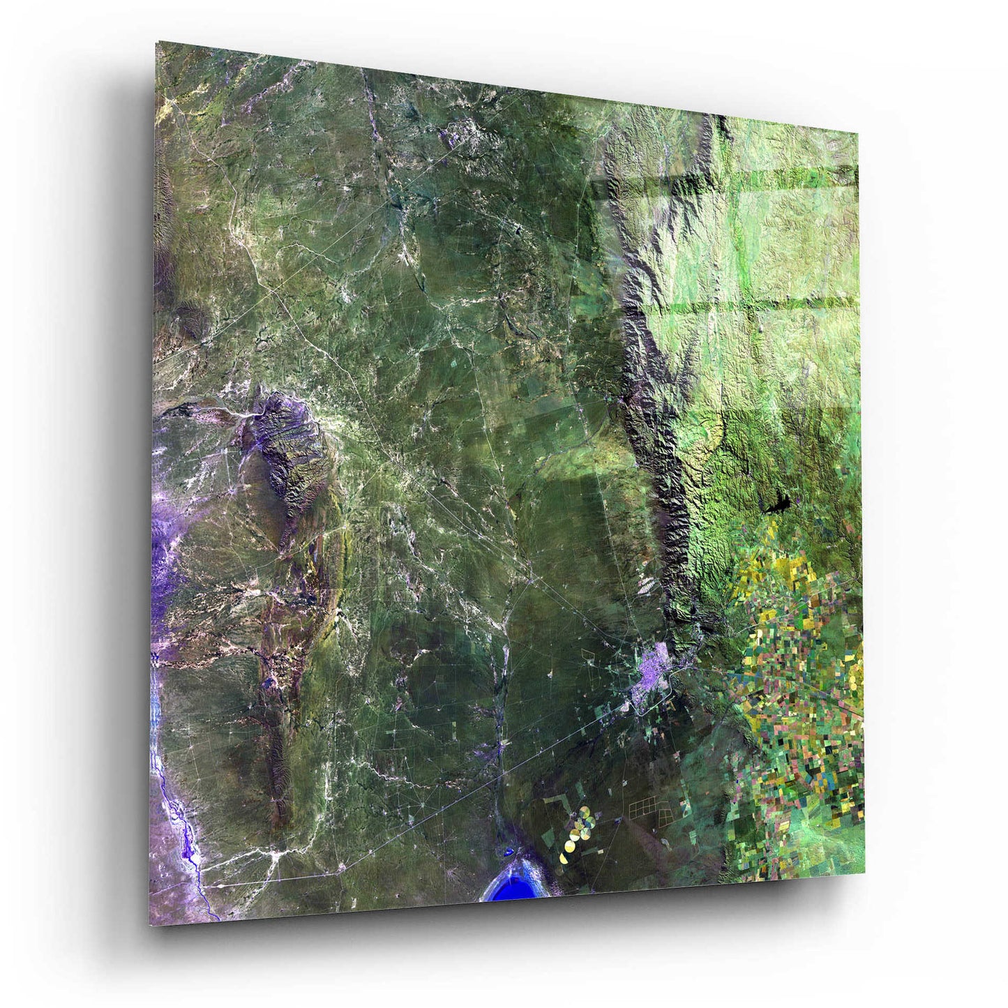 Epic Art 'Earth as Art: San Luis,' Acrylic Glass Wall Art,12x12