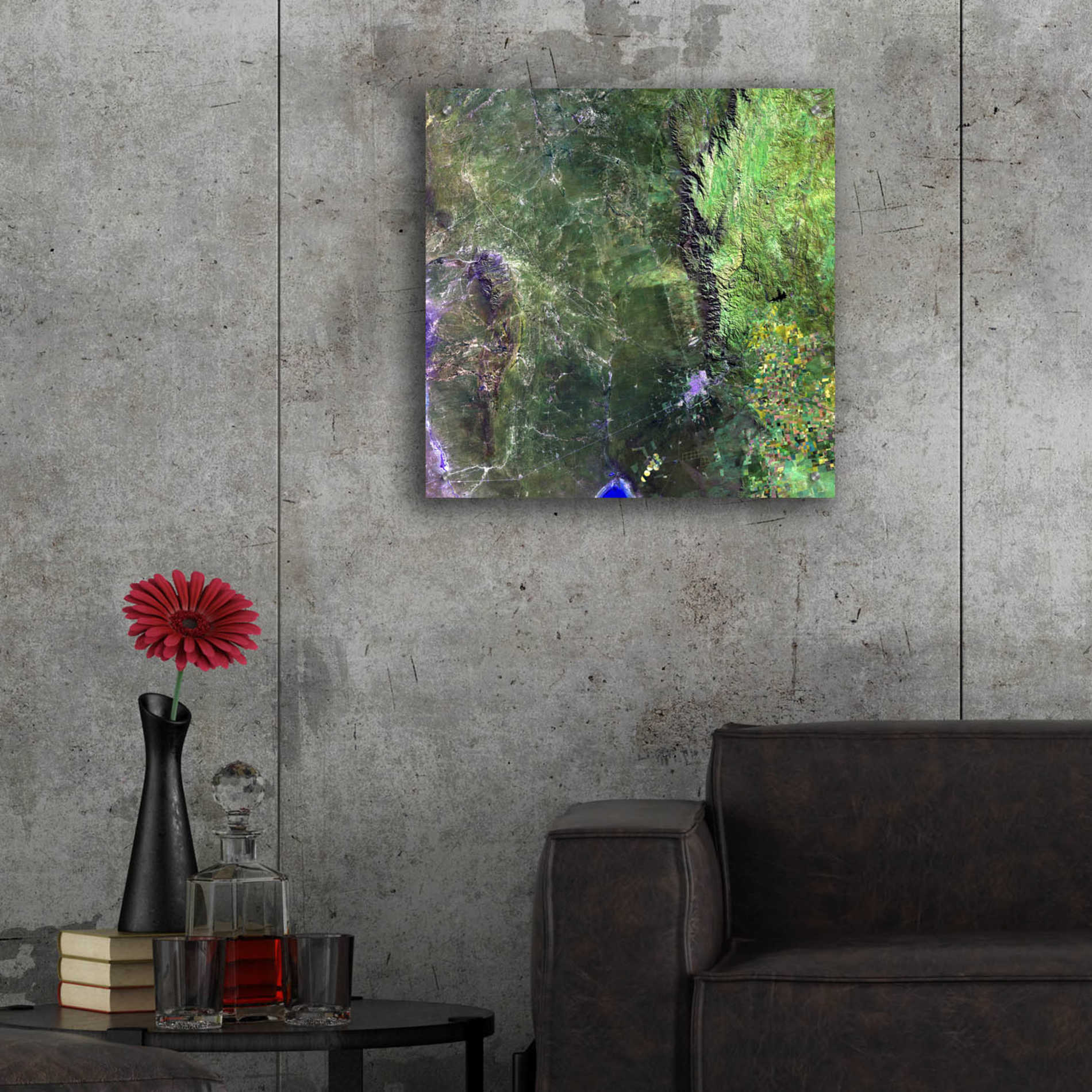 Epic Art 'Earth as Art: San Luis,' Acrylic Glass Wall Art,24x24