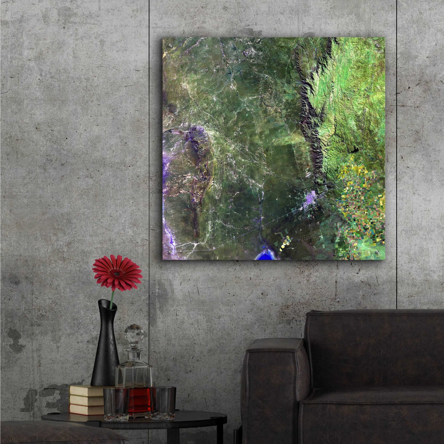 Epic Art 'Earth as Art: San Luis,' Acrylic Glass Wall Art,36x36