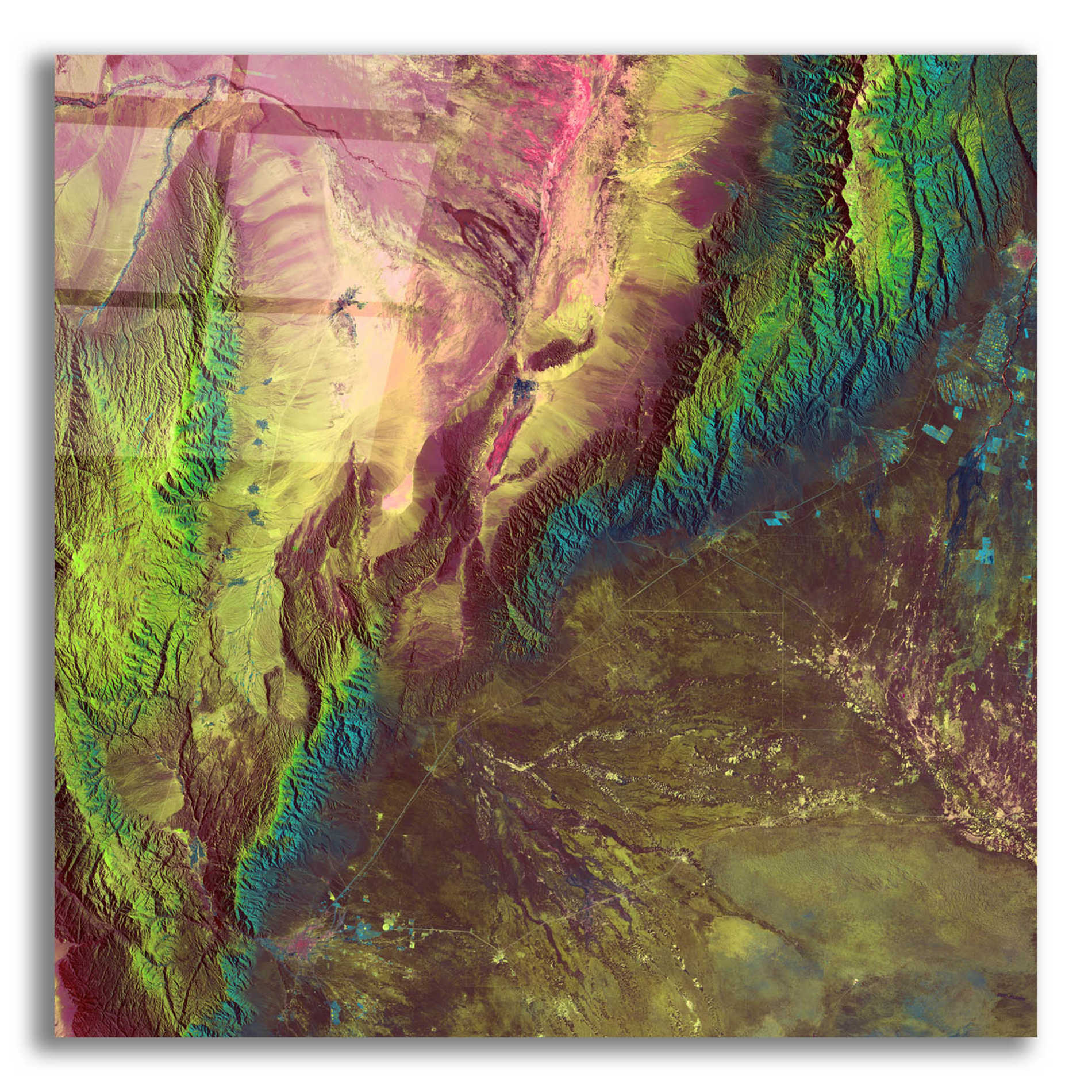 Epic Art 'Earth as Art: Sierra de Velasco,' Acrylic Glass Wall Art,12x12