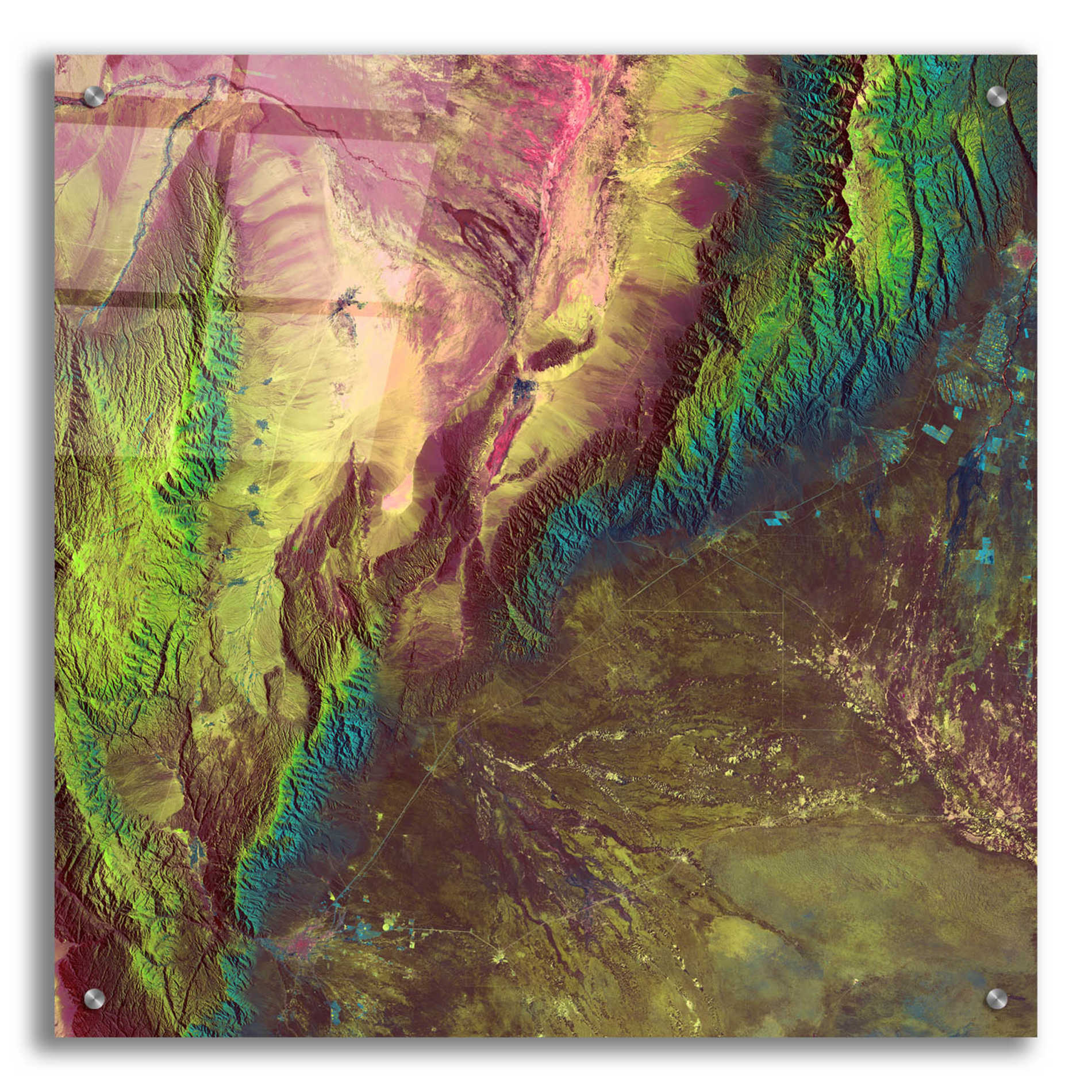 Epic Art 'Earth as Art: Sierra de Velasco,' Acrylic Glass Wall Art,24x24