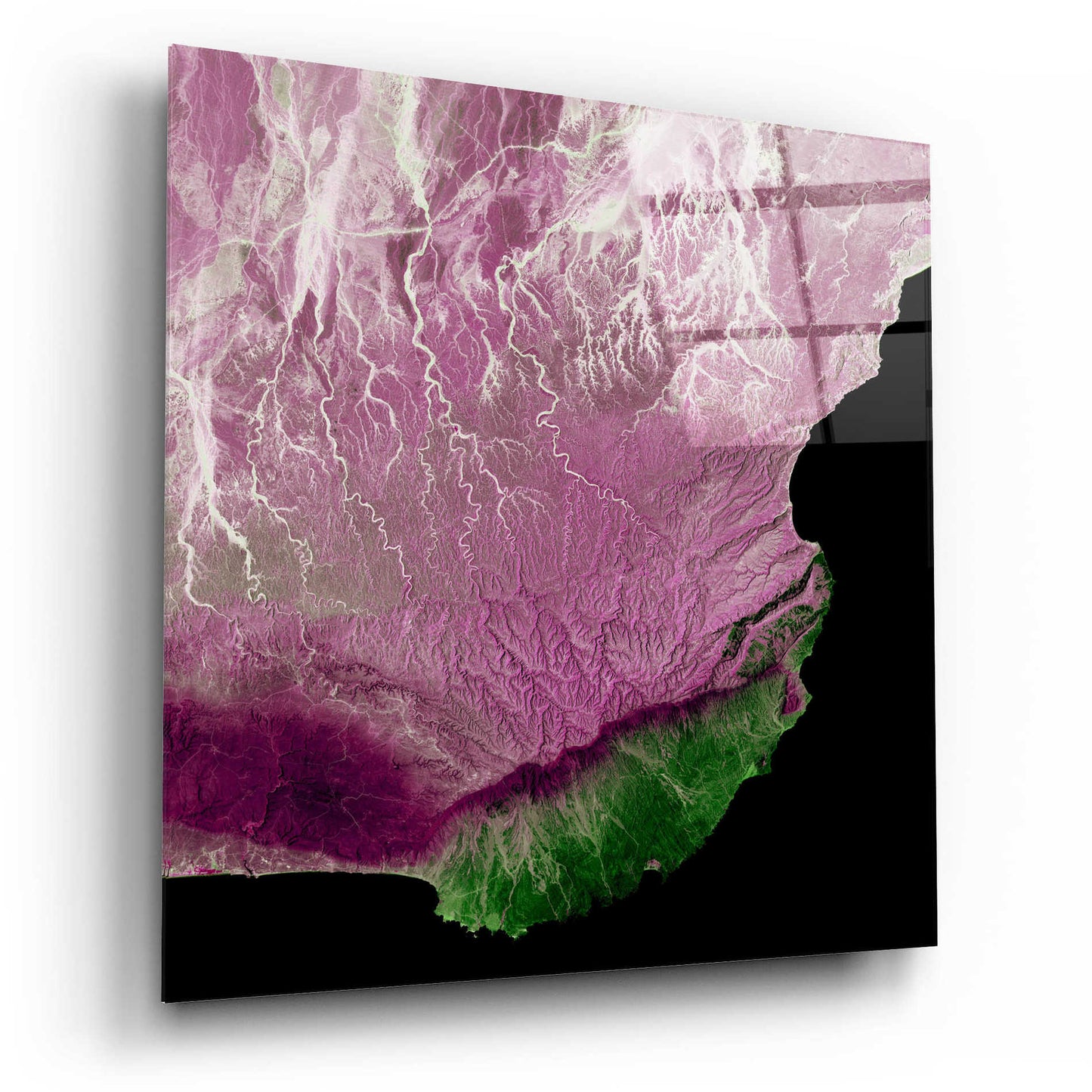 Epic Art 'Earth as Art: The Dhofar Difference,' Acrylic Glass Wall Art,12x12