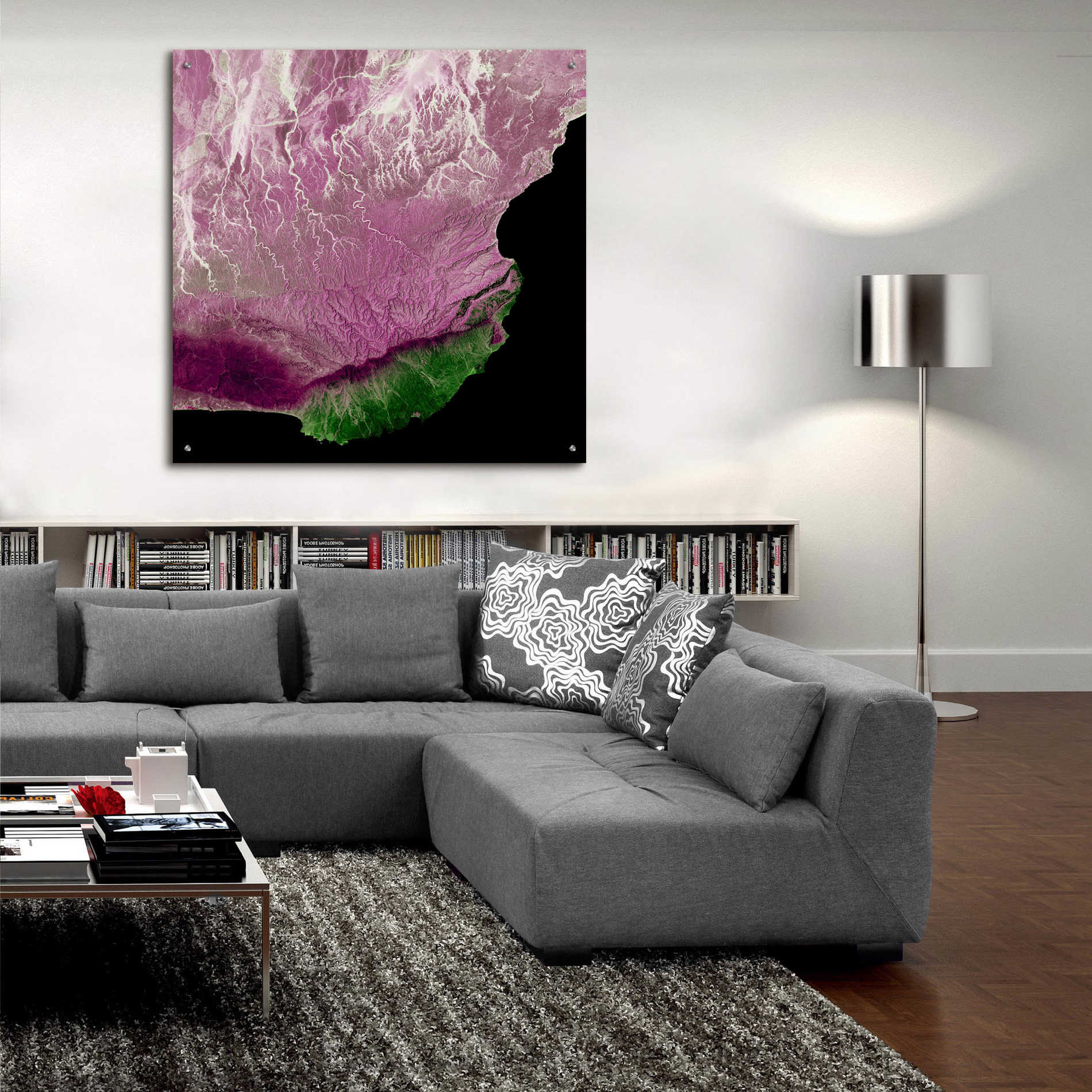 Epic Art 'Earth as Art: The Dhofar Difference,' Acrylic Glass Wall Art,36x36