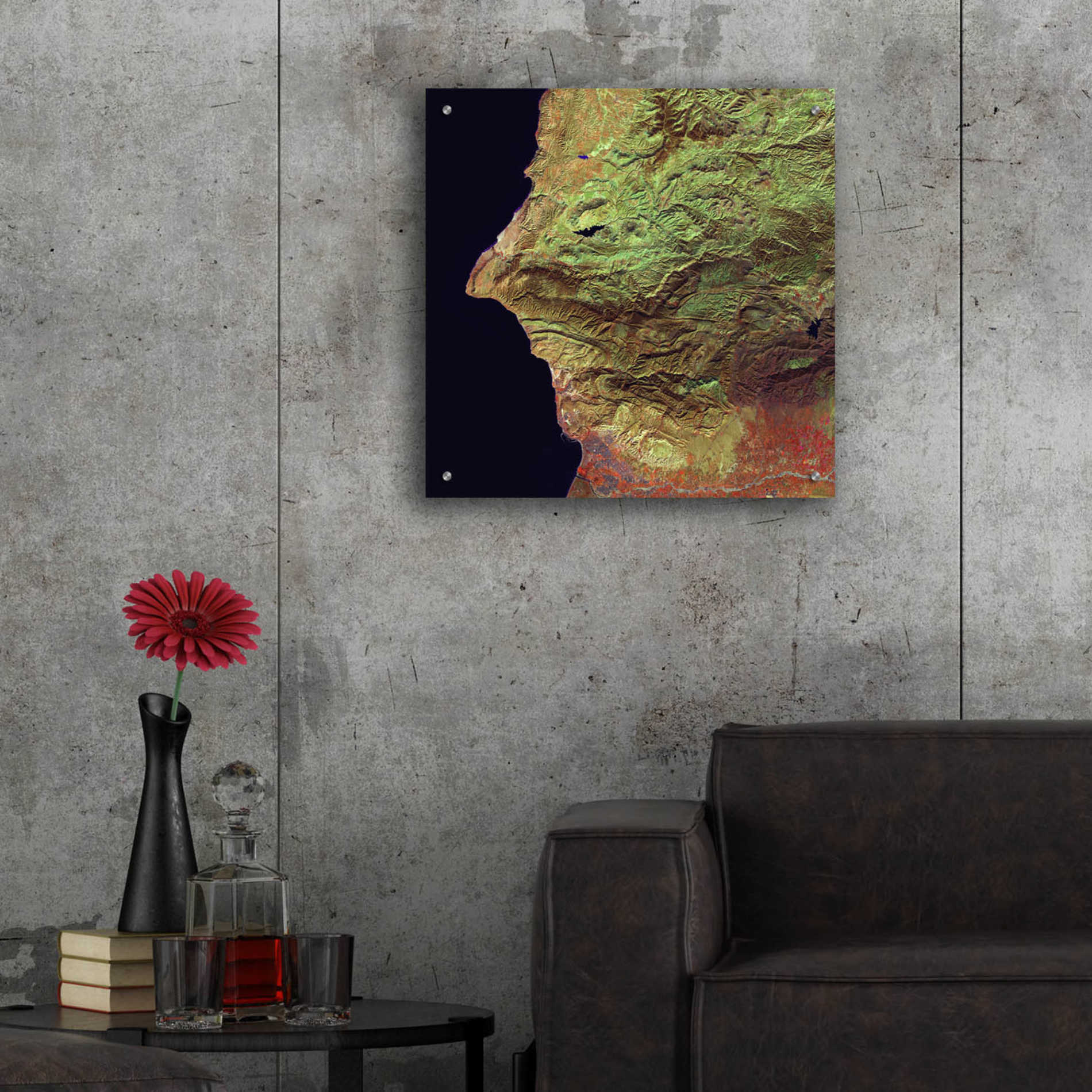 Epic Art 'Earth as Art: Earth Selfie,' Acrylic Glass Wall Art,24x24