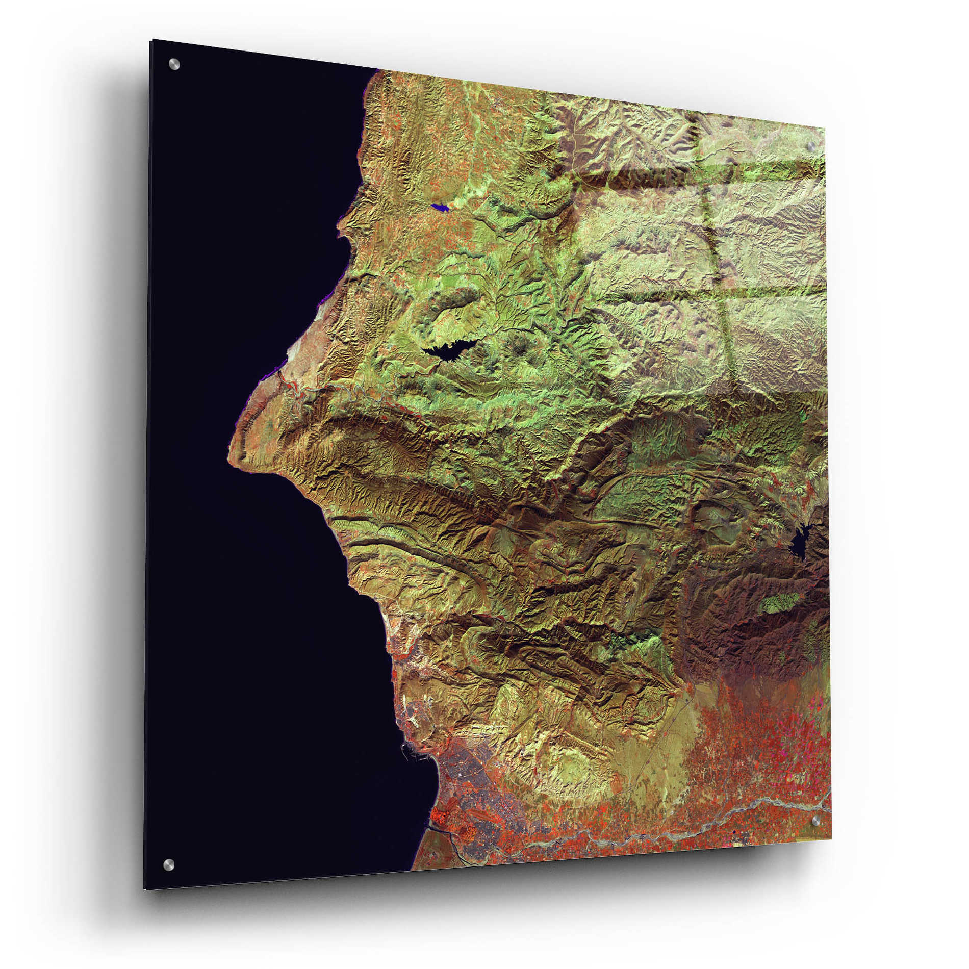 Epic Art 'Earth as Art: Earth Selfie,' Acrylic Glass Wall Art,36x36