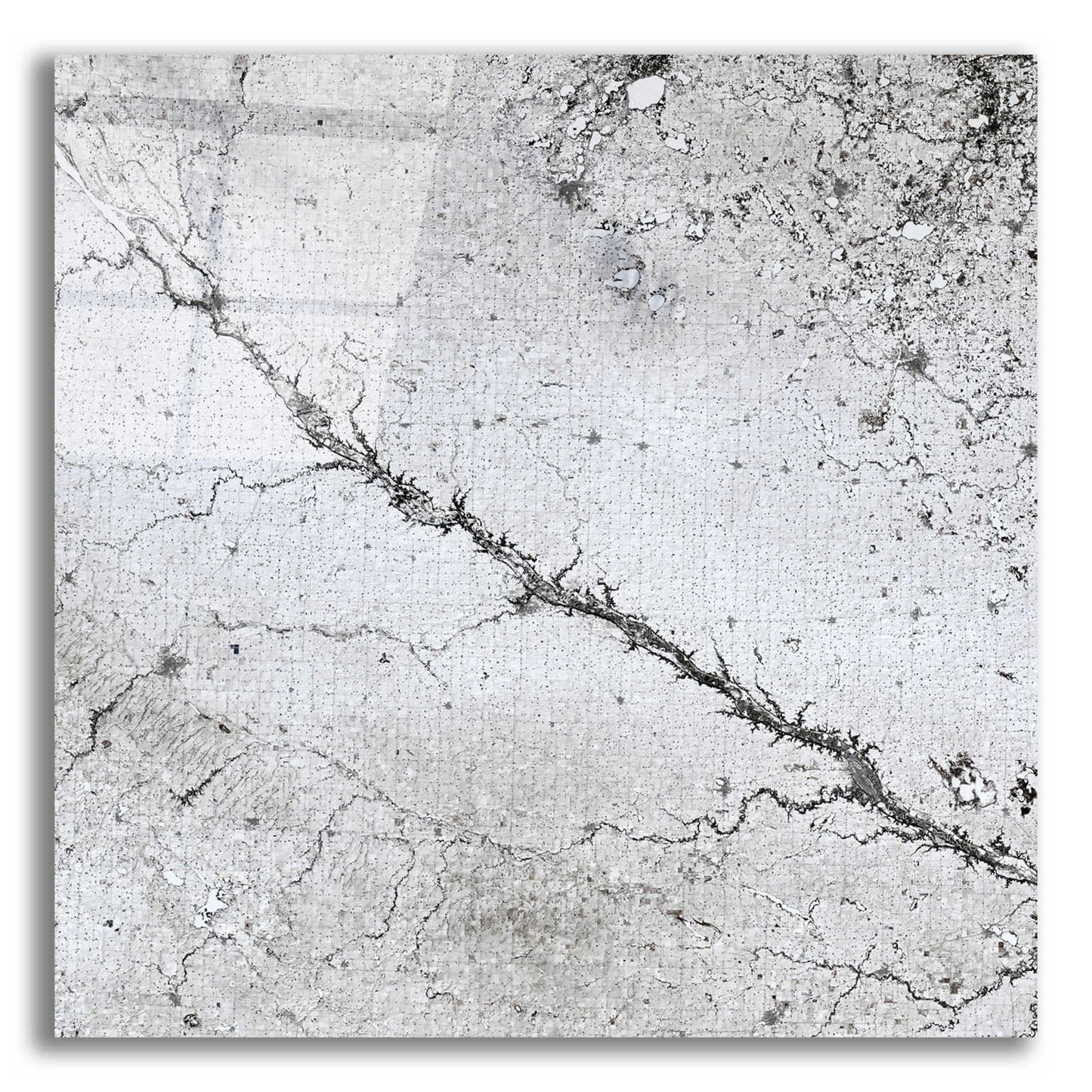 Epic Art 'Earth as Art: Bleak Midwinter,' Acrylic Glass Wall Art,12x12x1.1x0,18x18x1.1x0,26x26x1.74x0,37x37x1.74x0