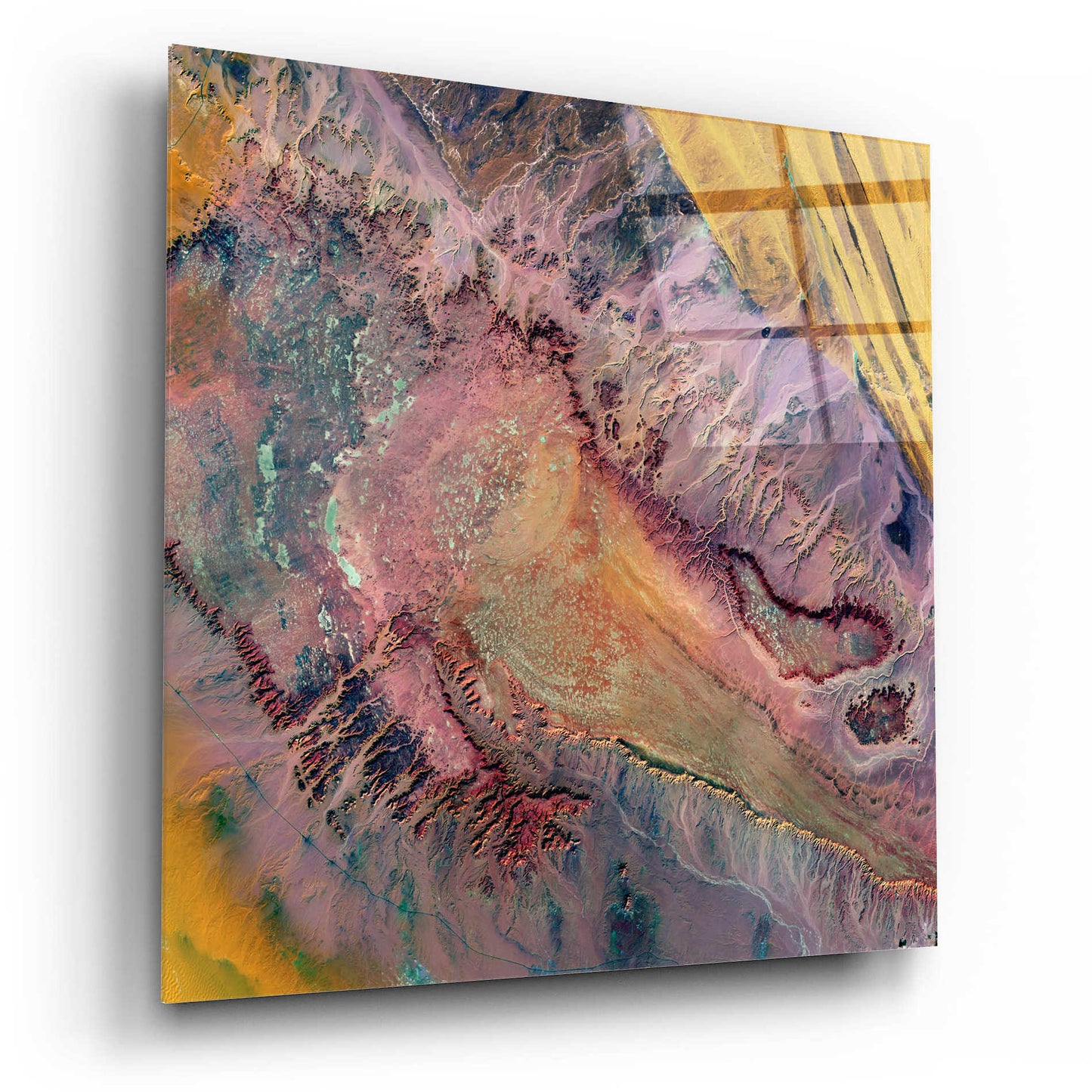 Epic Art 'Earth as Art: Expressions in the Desert,' Acrylic Glass Wall Art,12x12