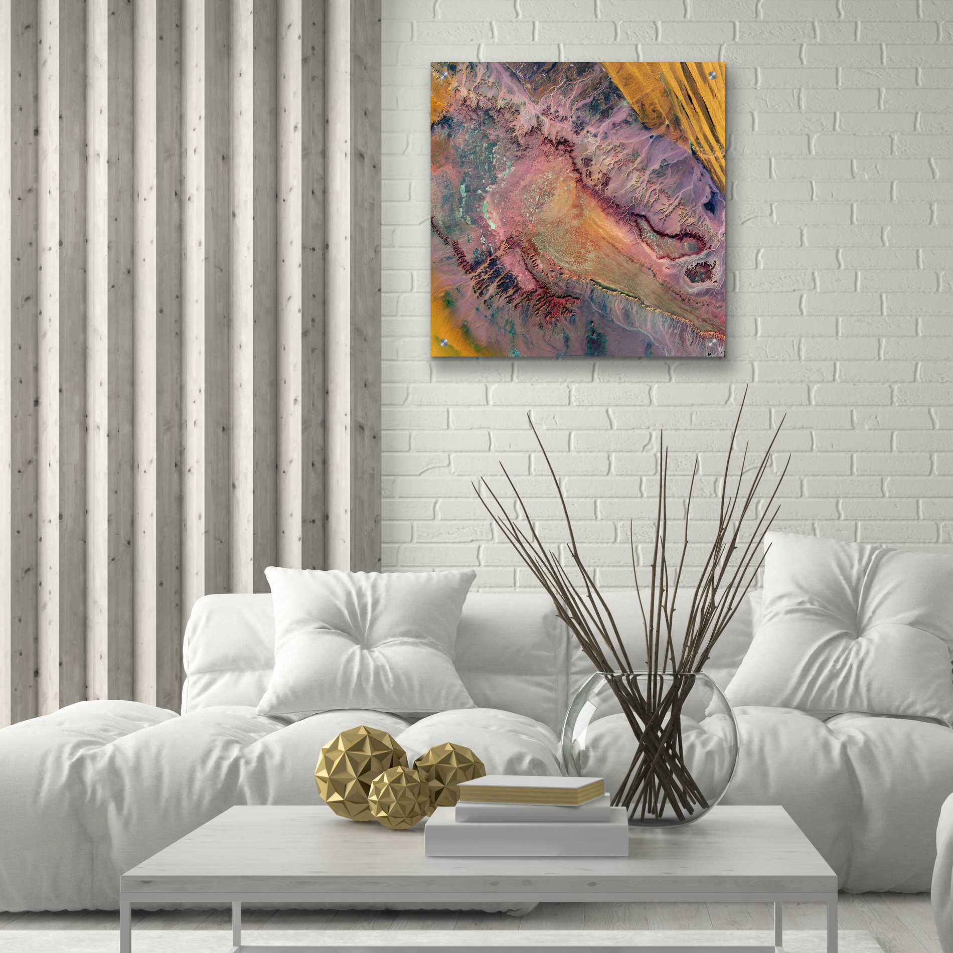 Epic Art 'Earth as Art: Expressions in the Desert,' Acrylic Glass Wall Art,24x24