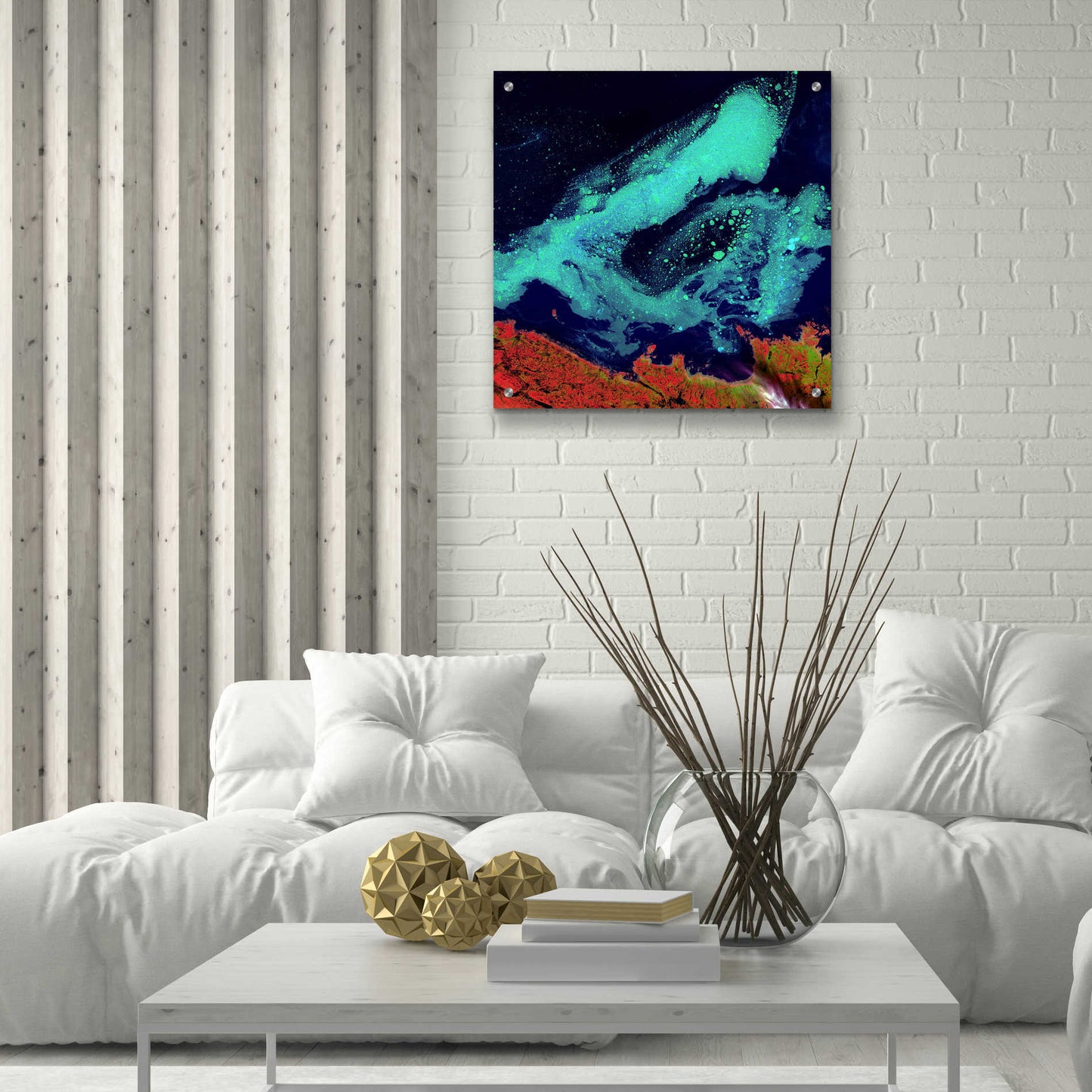 Epic Art 'Earth as Art: Icy Vortex,' Acrylic Glass Wall Art,24x24